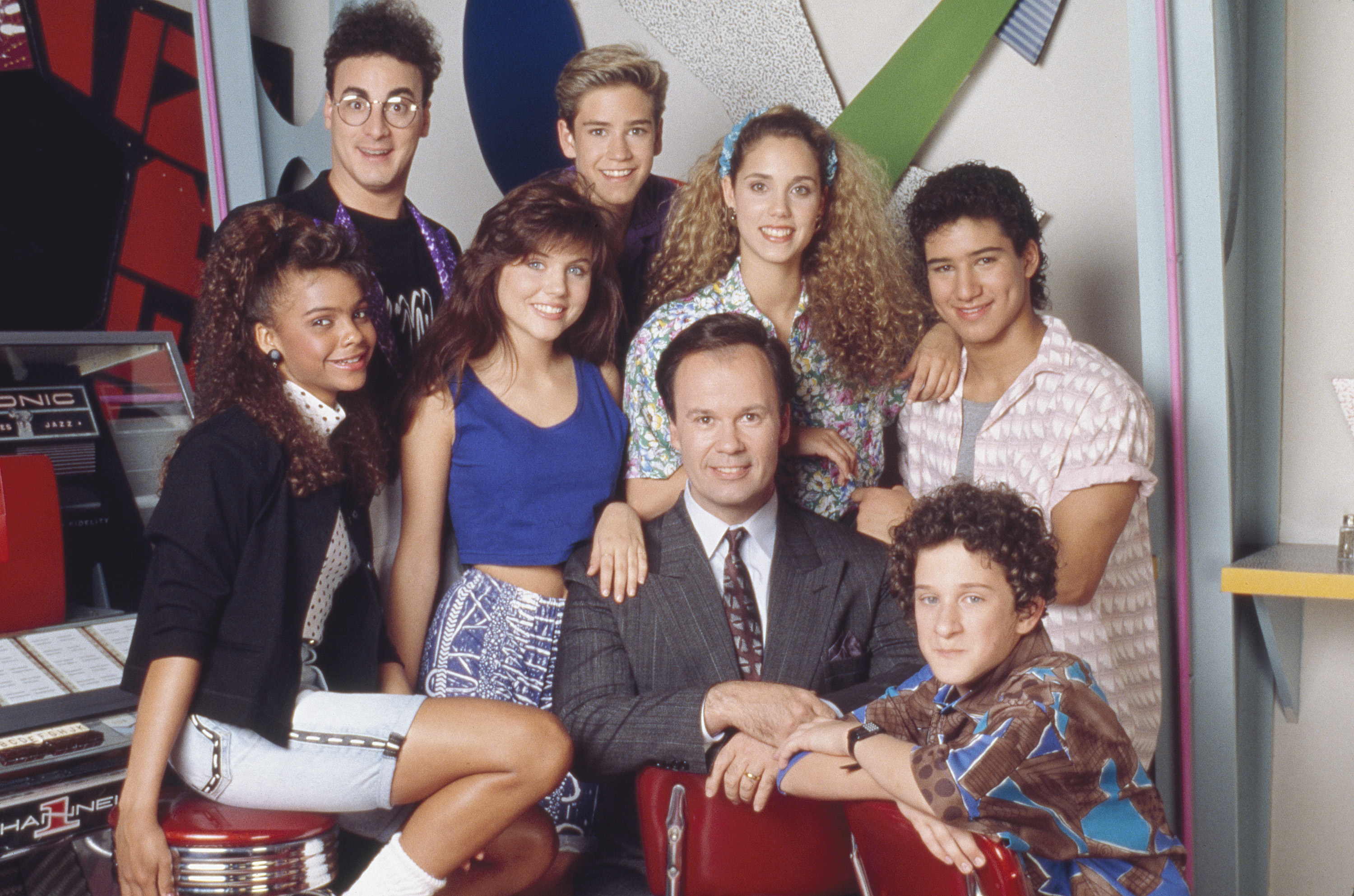 The cast of <em>Saved by the Bell</em> (NBC&mdash; Getty Images)