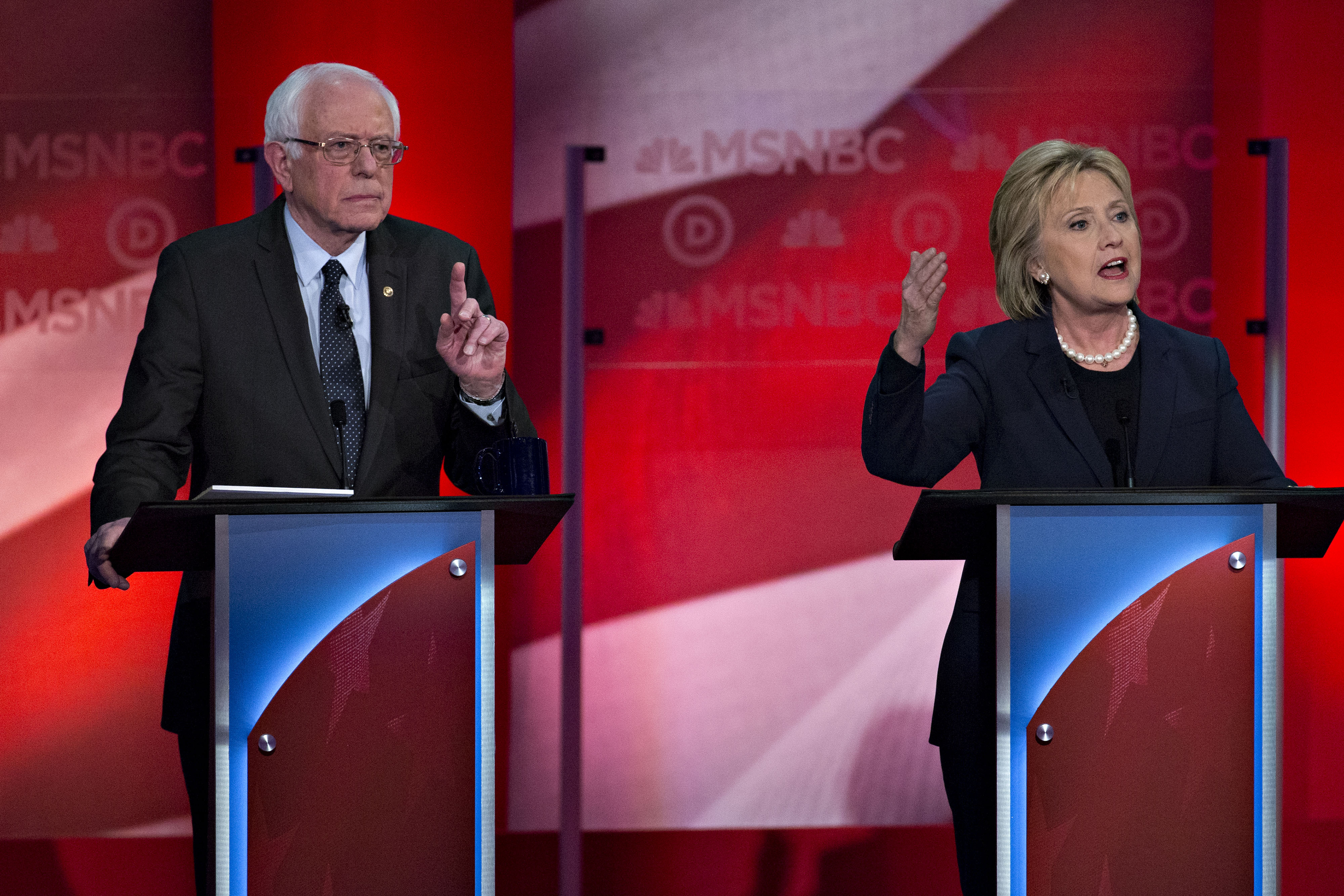 MSNBC Sponsors The Fifth Democratic Presidential Candidate Debate Between Hillary Clinton And Bernie Sanders