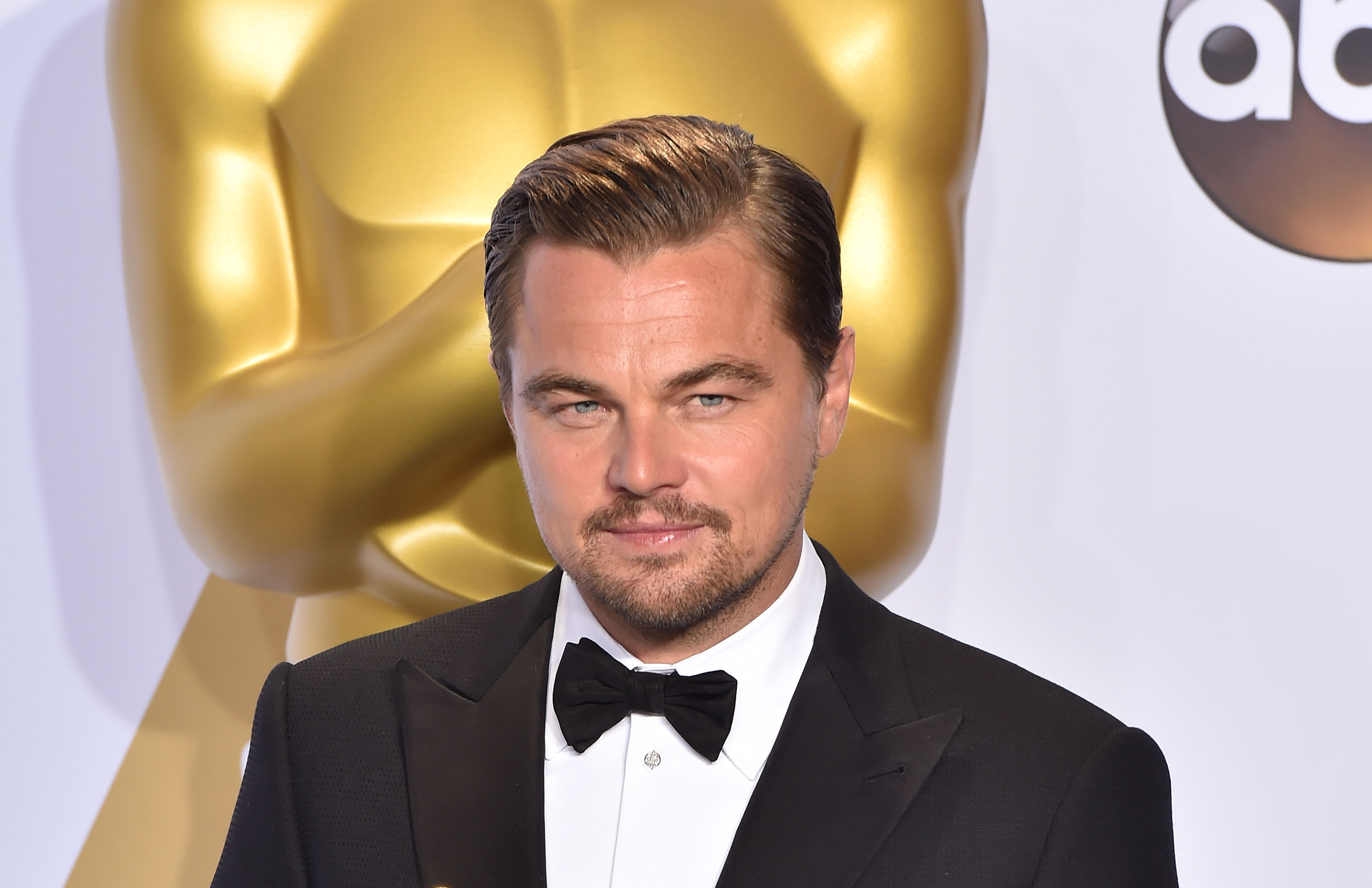 Actor Leonardo DiCaprio, winner of the award for Best Actor in a Leading Role for 'The Revenant,' poses in the press room during the 88th Annual Academy Awards on Feb. 28, 2016 in Hollywood, Calif. (C Flanigan—FilmMagic/Getty Images)