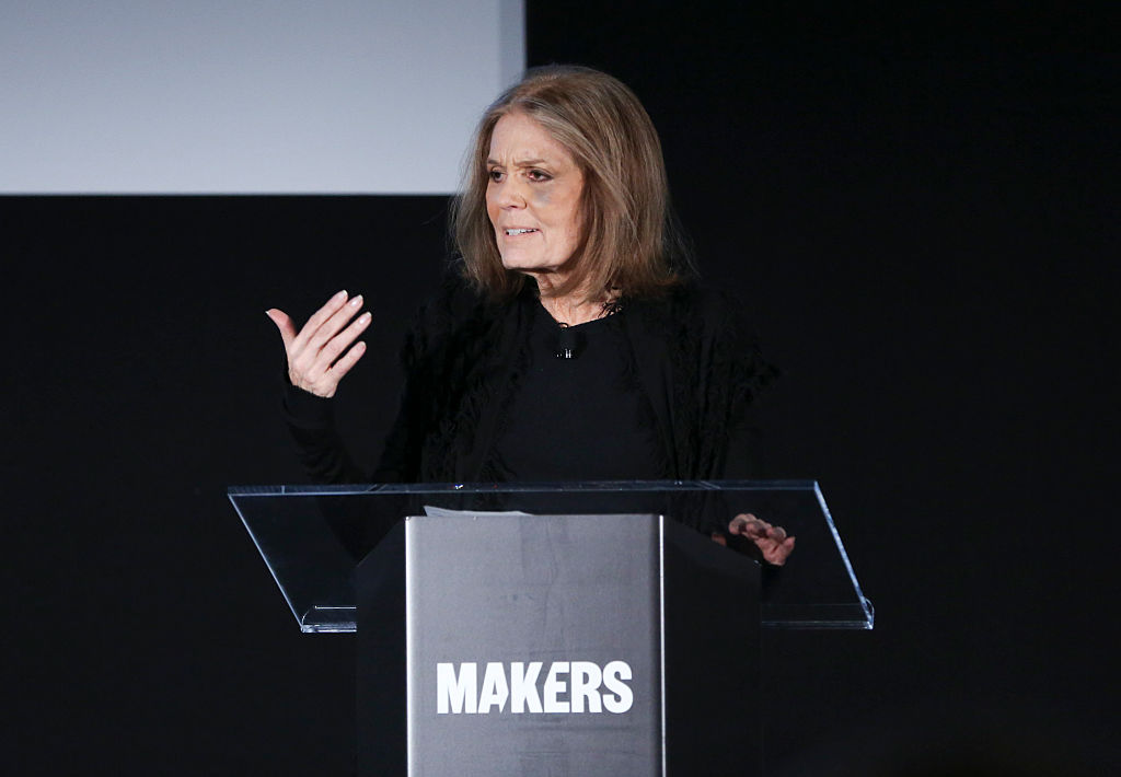 Gloria Steinem presents The Changemaker Award at the 2016 MAKERS Conference Day 2 on Feb. 2, 2016 in Rancho Palos Verdes, California.