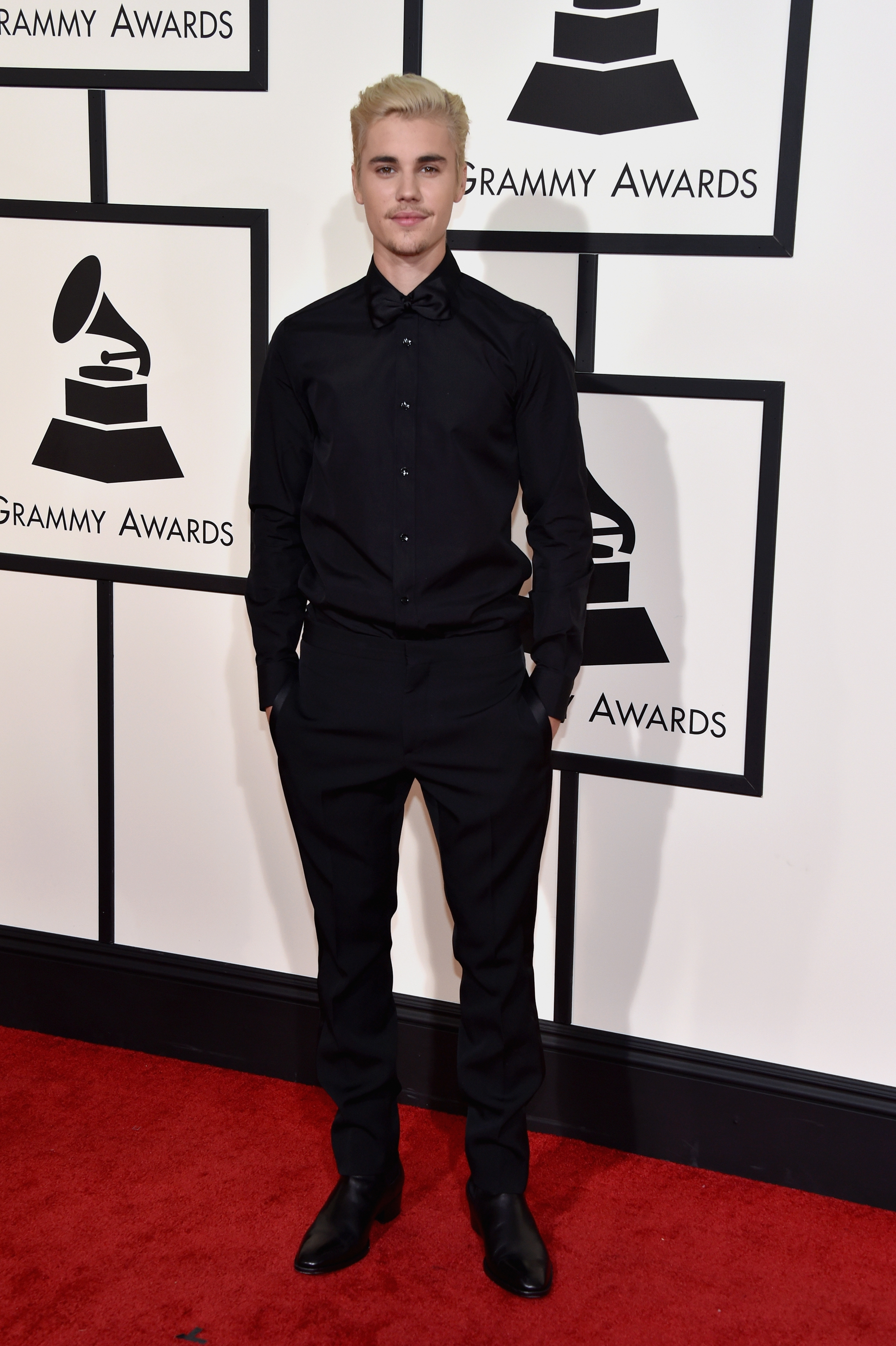 Justin Bieber attends the 58th GRAMMY Awards at Staples Center on Feb. 15, 2016 in Los Angeles.