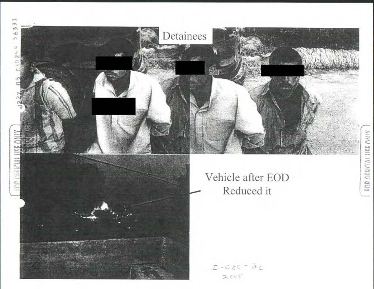 one of 200 images of Guantanamo Bay prisoners released by the US department of defense