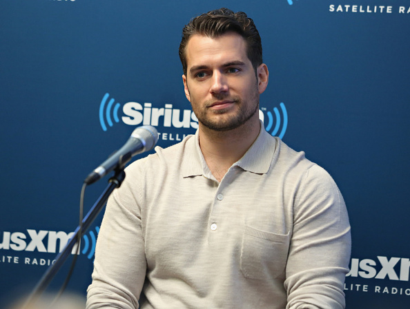 Actor Henry Cavill takes part in SiriusXM's Entertainment Weekly Radio 'The Man from U.N.C.L.E.' Town Hall with Guy Ritchie, Henry Cavill and Armie Hammer on August 12, 2015 in New York City.