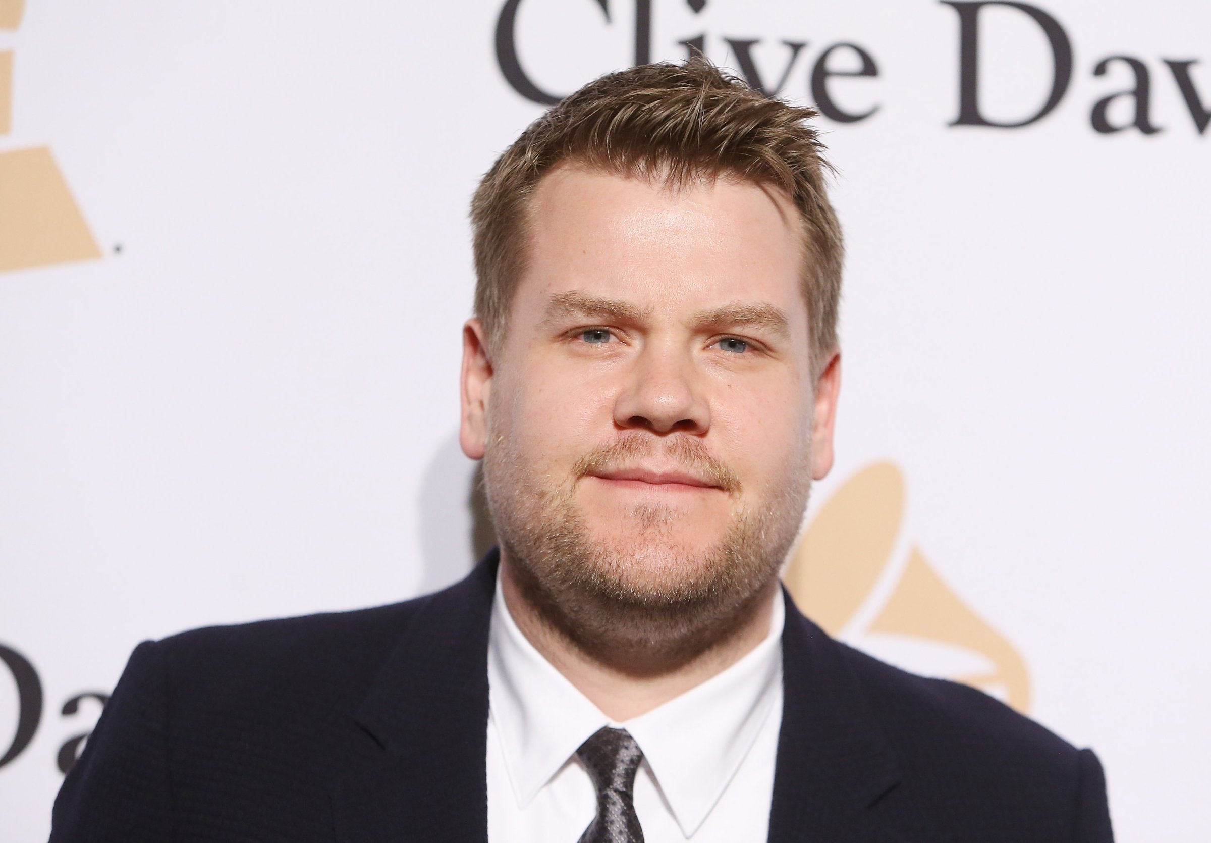 James Corden arrives at the 2016 Pre-GRAMMY Gala and Salute to Industry Icons honoring Irving Azoff held at The Beverly Hilton Hotel on February 14, 2016 in Beverly Hills, California.