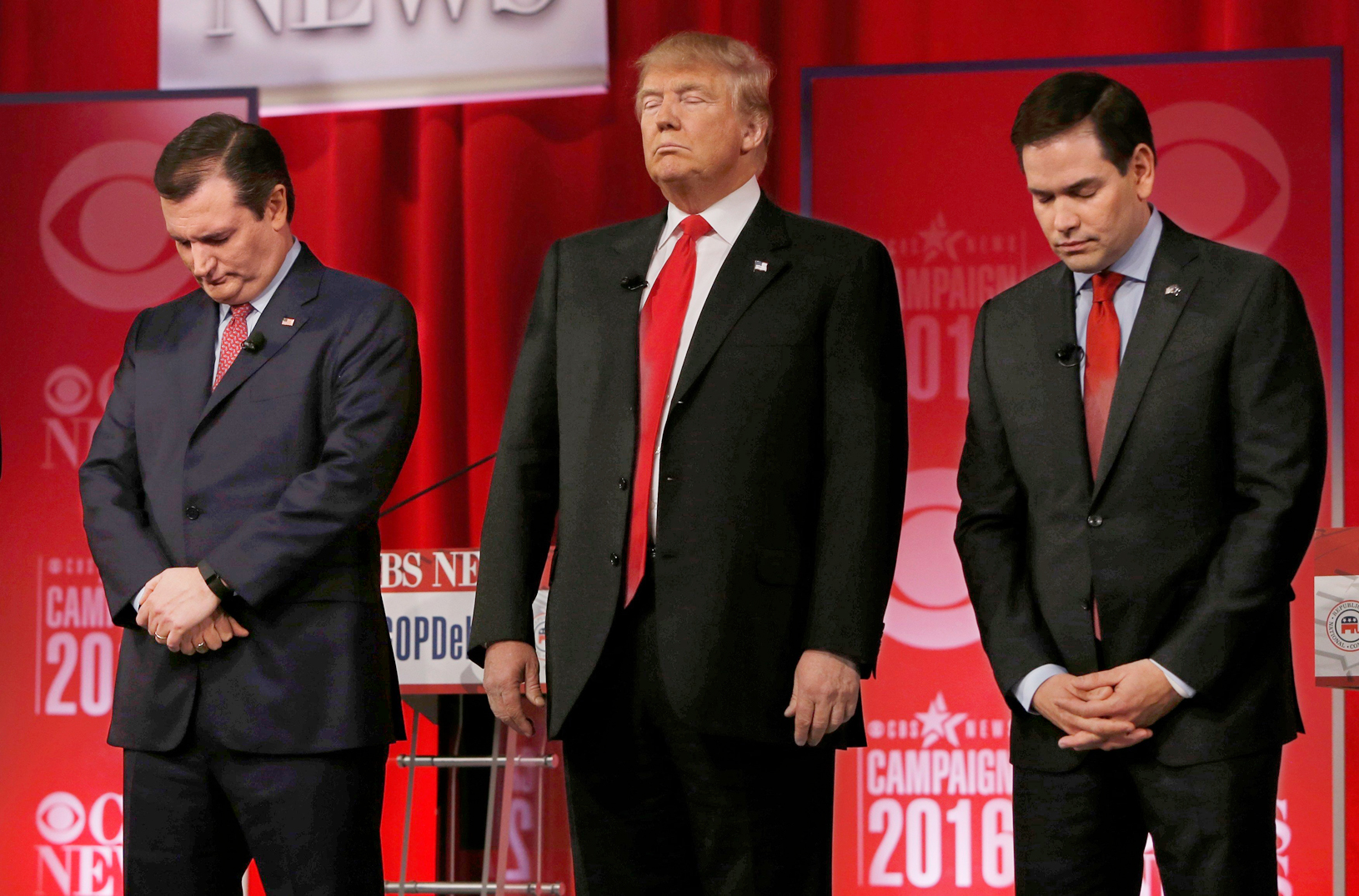 As Super Tuesday looms, Ted Cruz and Marco Rubio have lost valuable ground to Donald Trump (Jonathan Ernst—Reuters)