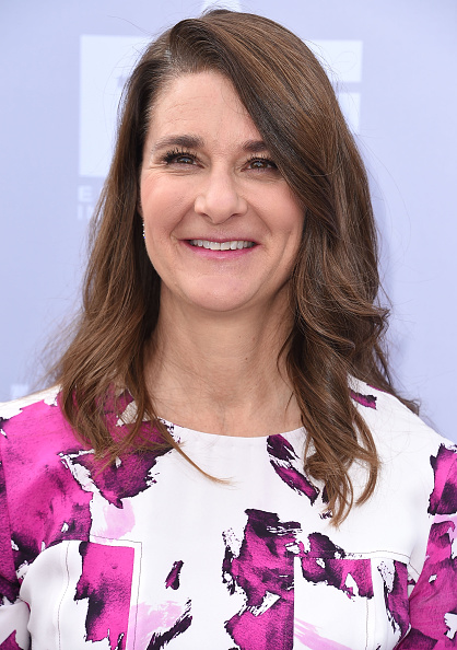 Melinda Gates arrives at the The Hollywood Reporter's Annual Women In Entertainment Breakfast at Milk Studios in Los Angeles on Dec. 9, 2015. (Steve Granitz)