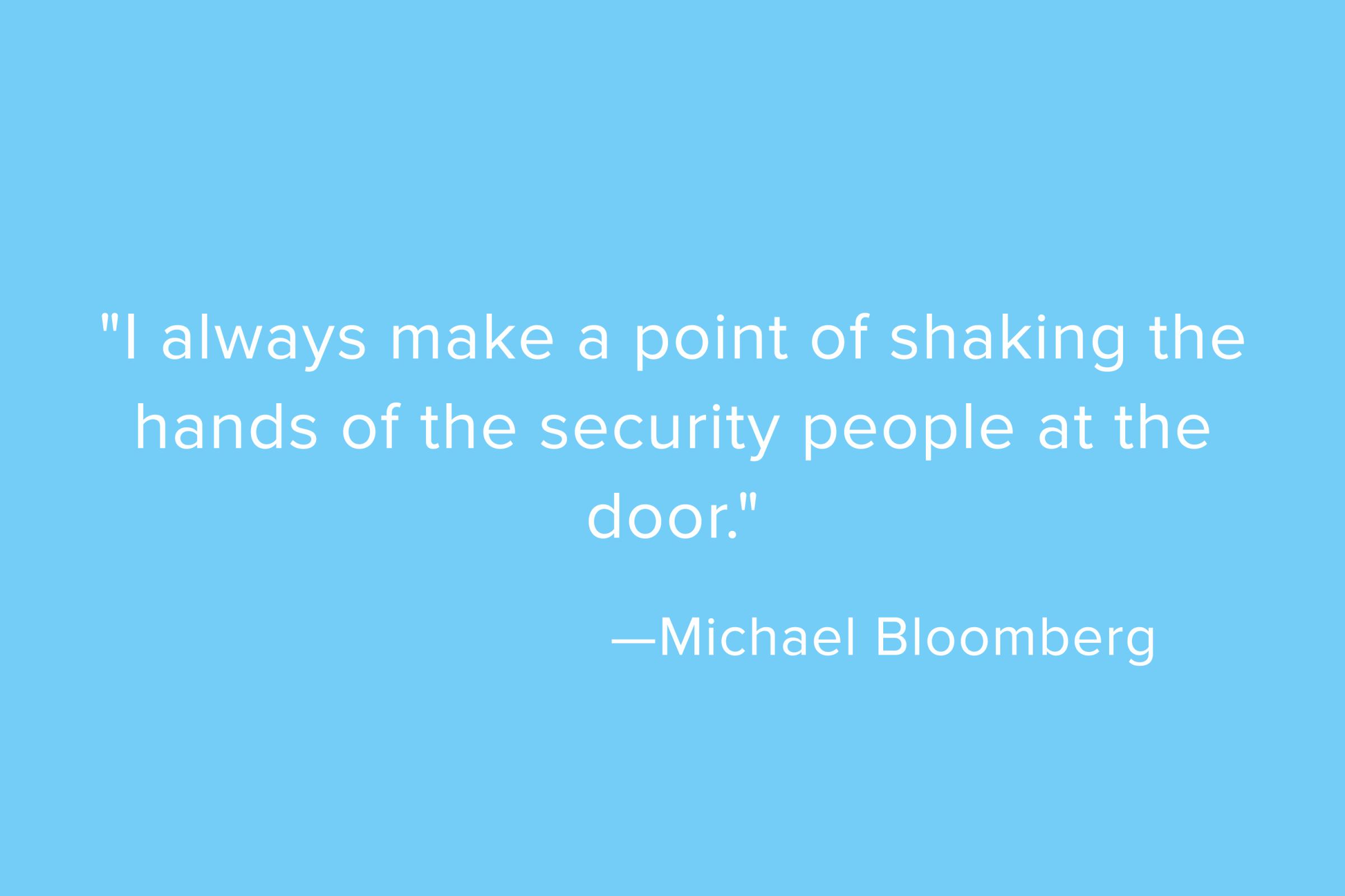 Michael Bloomberg Quote Card