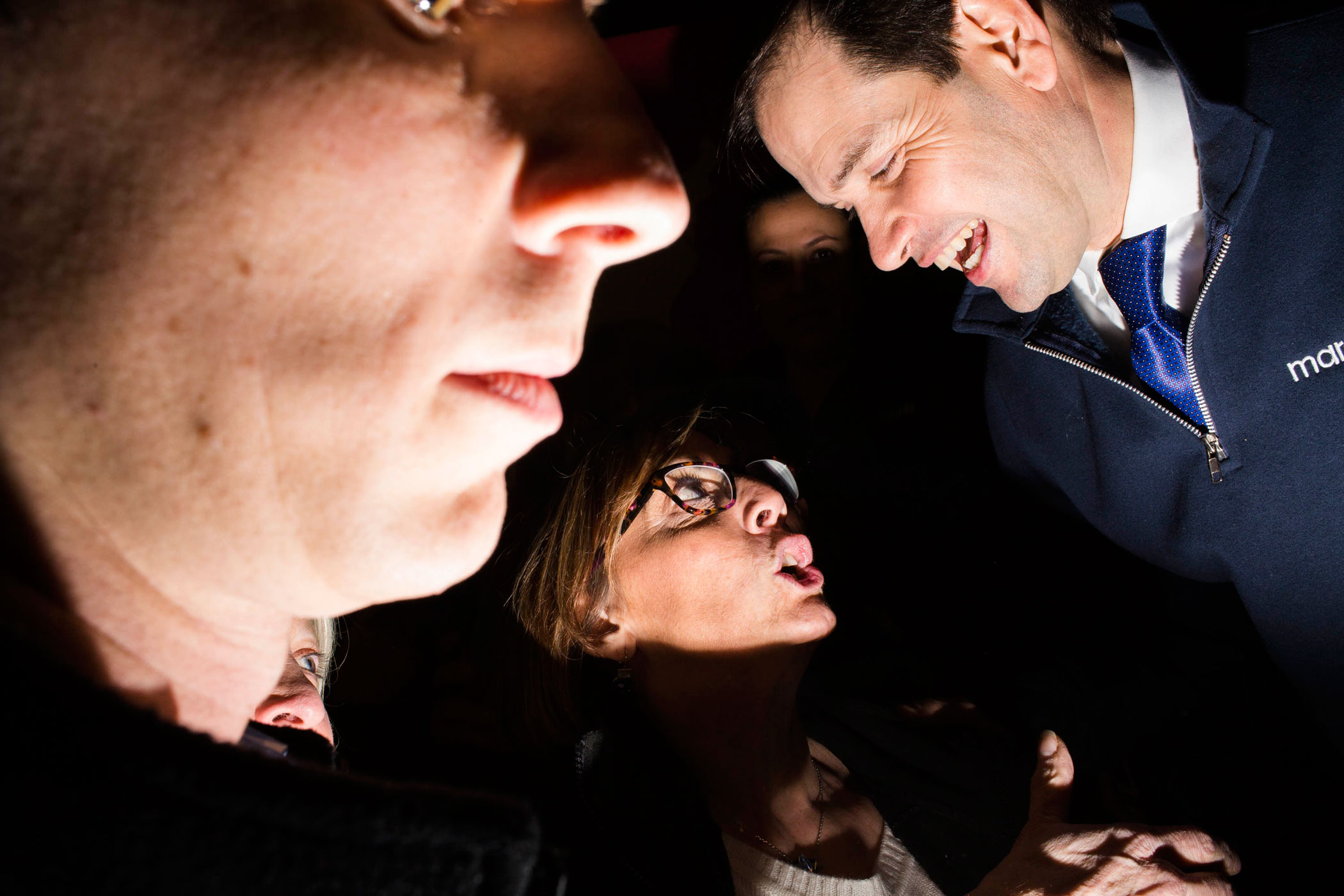Florida. Sen. Marco Rubio greets supporters during a campaign event at the Allard Center in Manchester, N.H.  on Feb. 7, 2016.