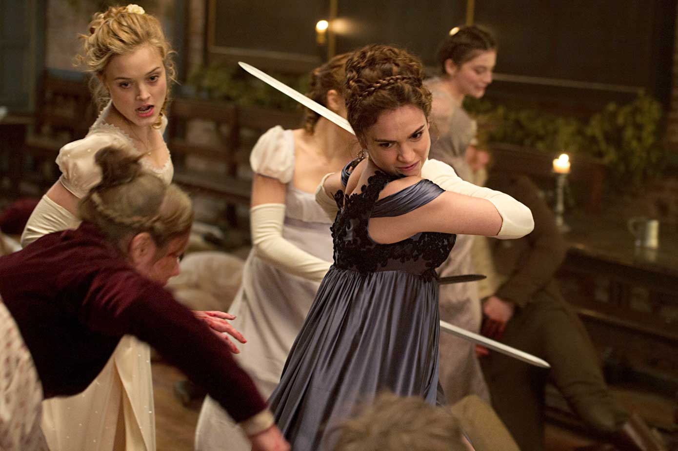 Austen heroine kills undead with moxie, manners (Screen Gems)