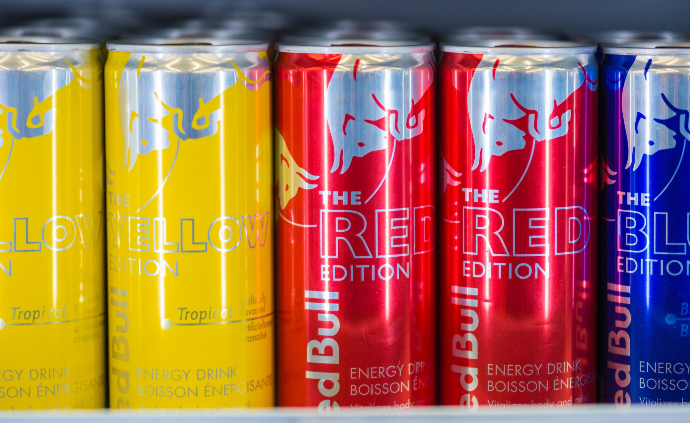 Cans of Red Bull Energy Drink: Red Bull is an energy drink sold by an Austrian company it is highest-selling energy drink in the world.