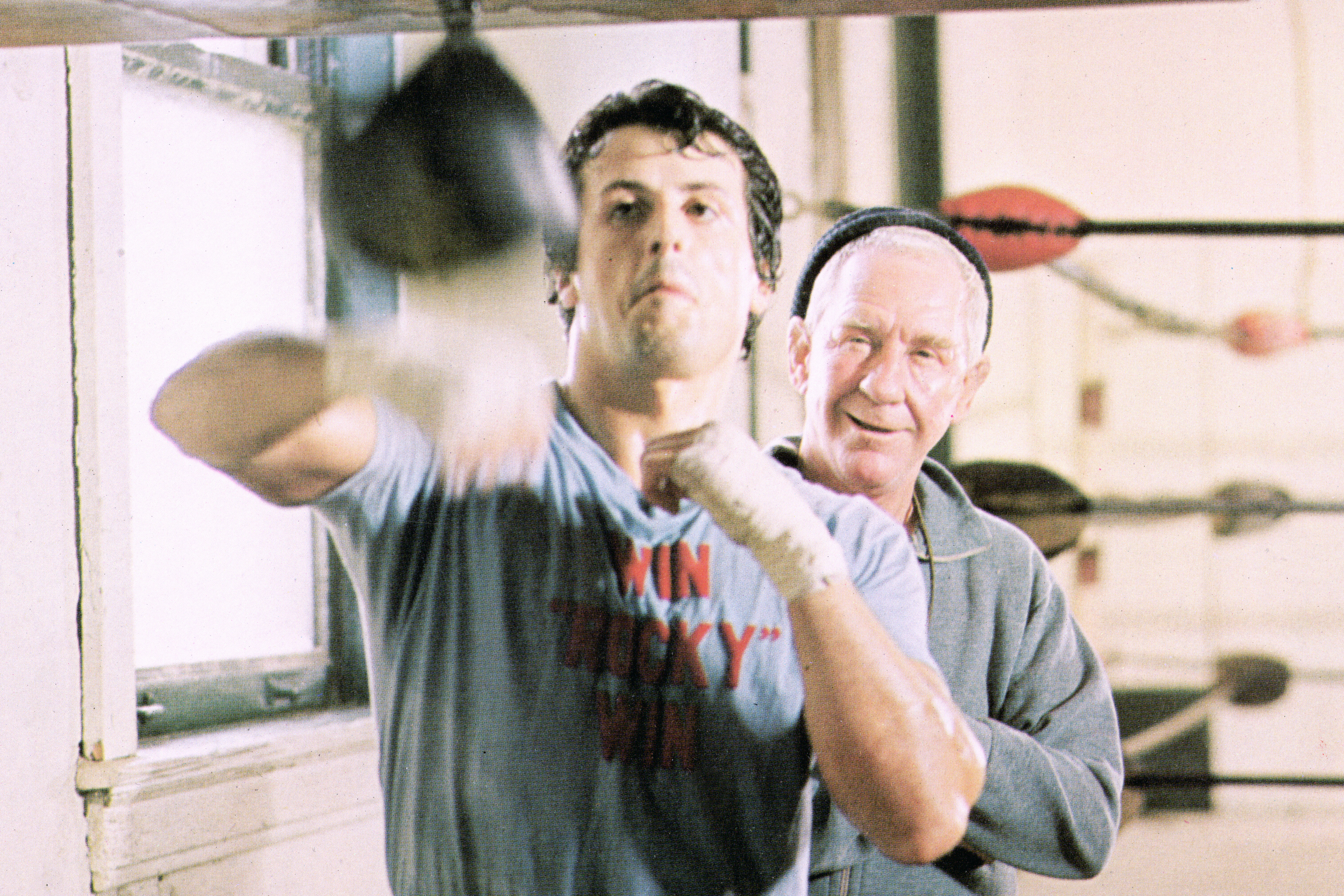 Stallone In Ring With Meredith In 'Rocky'