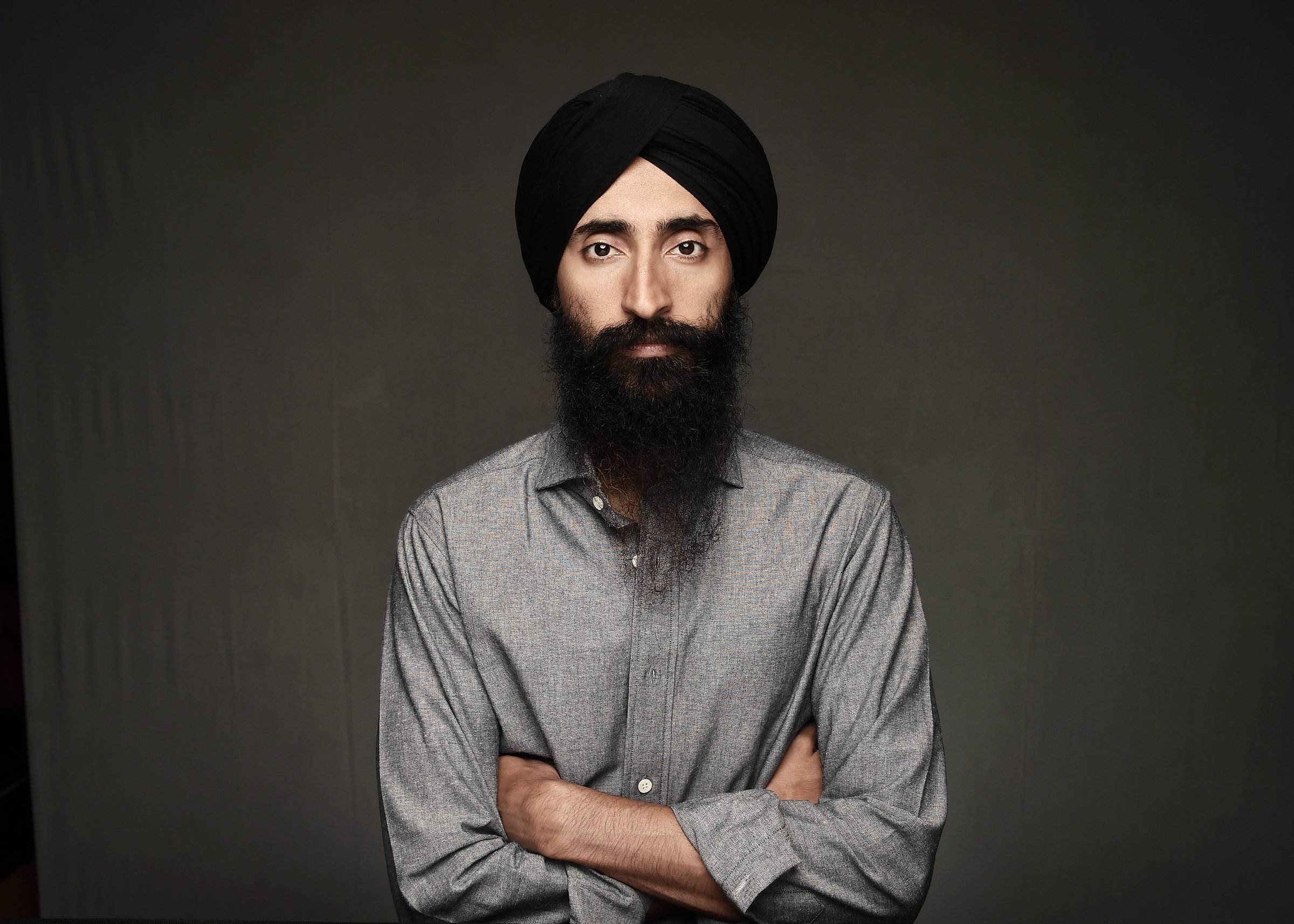 Actor Waris Ahluwalia poses during a portrait session on day seven of the 12th annual Dubai International Film Festival held at the Madinat Jumeriah Complex on Dec. 15, 2015 in Dubai, United Arab Emirates.