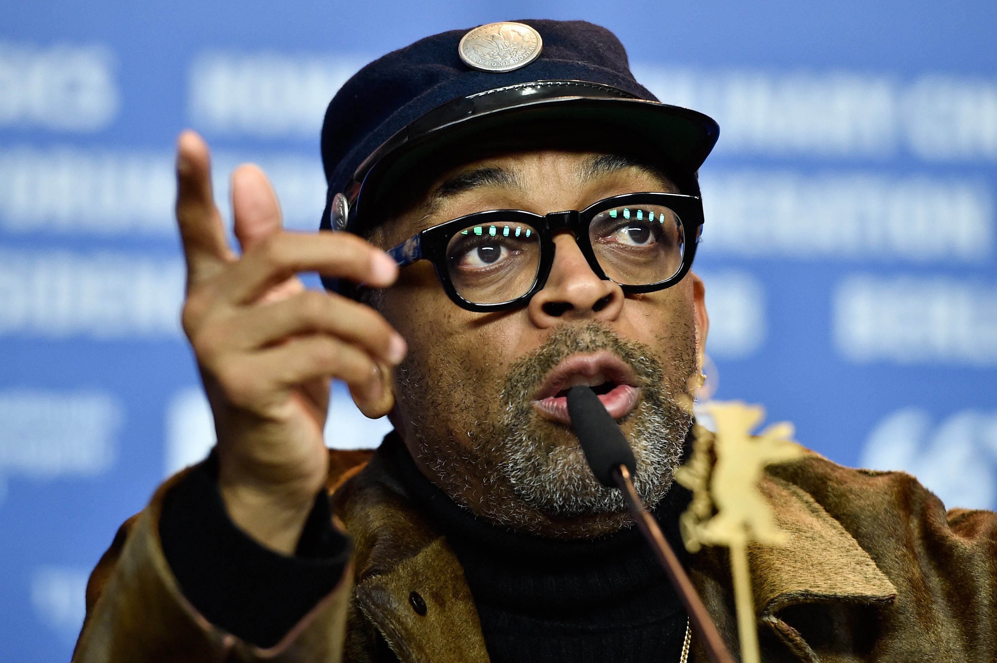 Director Spike Lee attends the 'Chi-Raq' press conference during the 66th Berlinale International Film Festival Berlin at Grand Hyatt Hotel on Feb. 16, in Berlin, Germany. (Pascal Le Segretain/Getty Images)