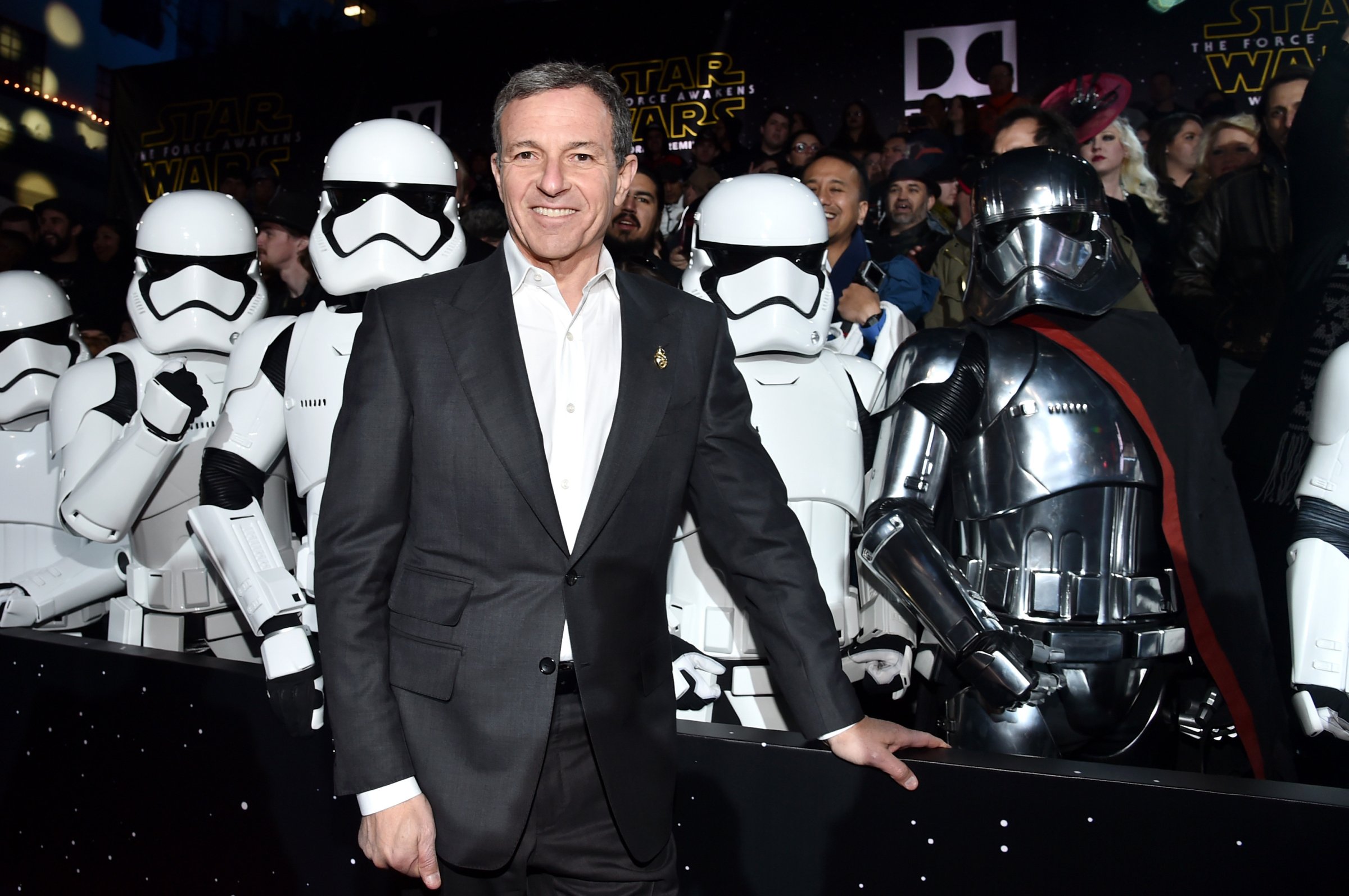Chairman and CEO, The Walt Disney Company, Bob Iger attends the World Premiere of Star Wars: The Force Awakens at the Dolby, El Capitan, and TCL Theatres on December 14, 2015 in Hollywood, California.