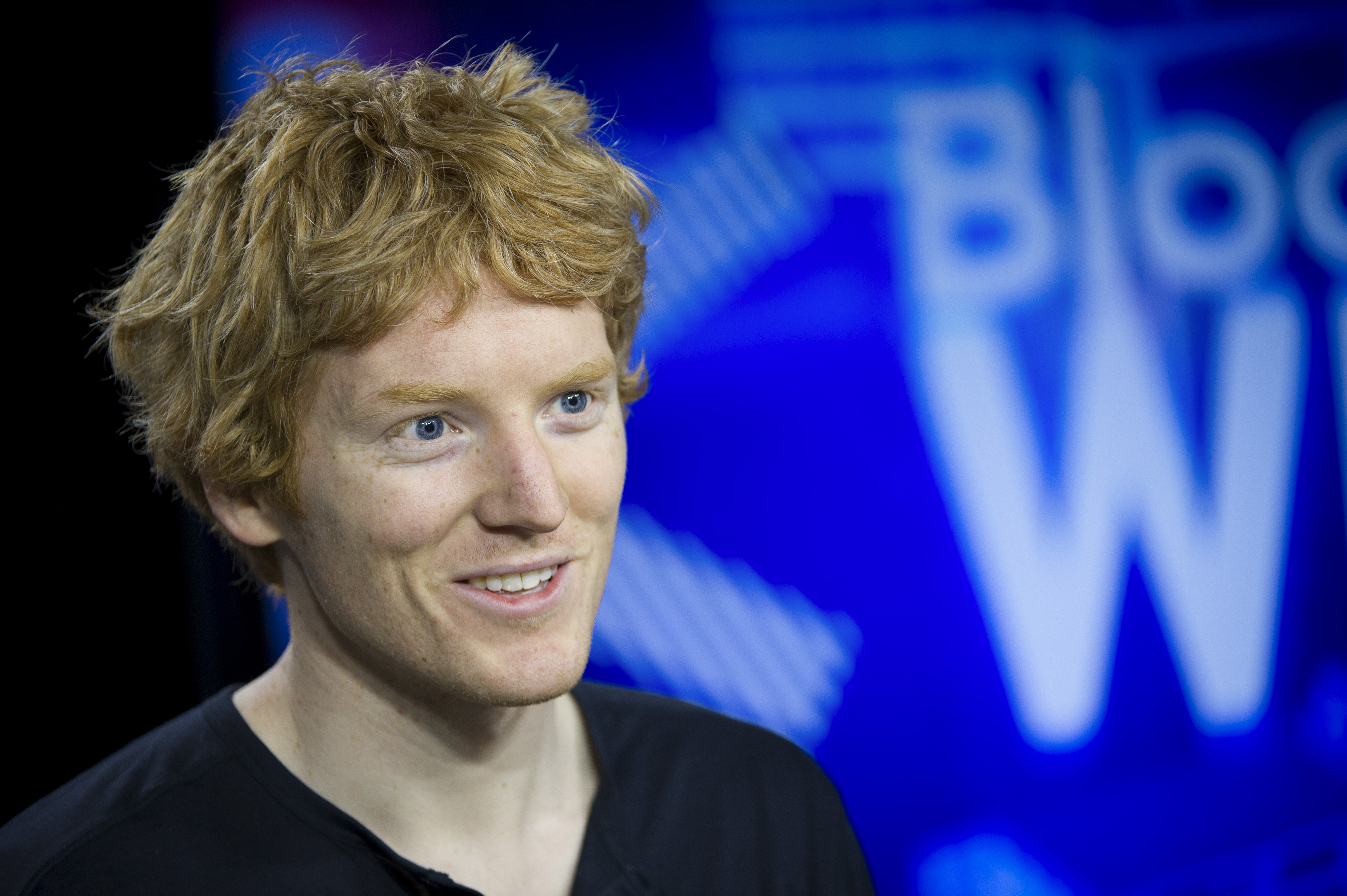 Patrick Collison, co-founder and chief executive officer of Stripe Inc., speaks during a Bloomberg West Television interview in San Francisco, California, on Tuesday, March 18, 2014. (David Paul Morris—Bloomberg/Getty Images)