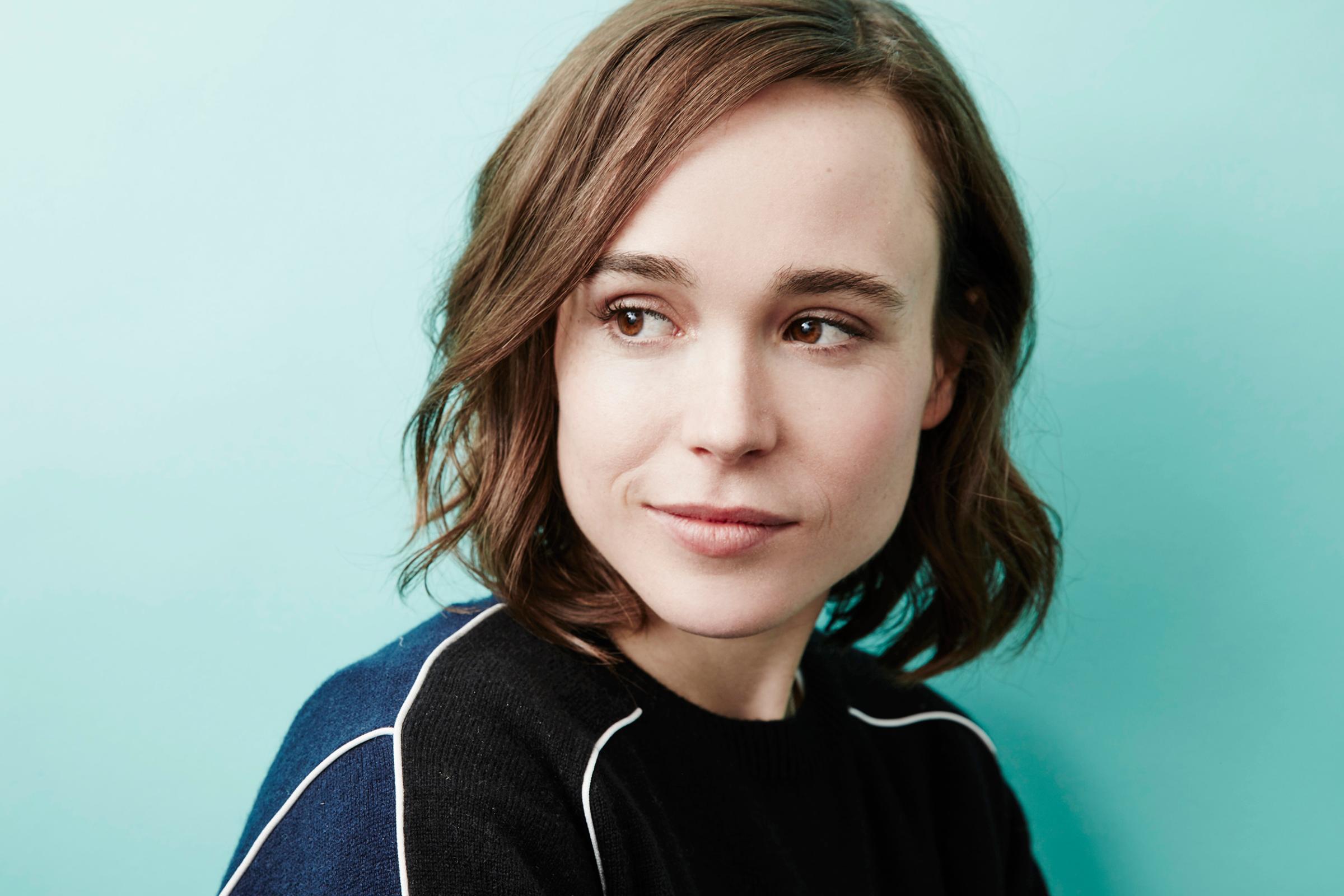 Ellen Page of 'Tallulah' poses at the 2016 Sundance Film Festival Getty Images Portrait Studio in Park City, Utah on Jan. 24, 2016.