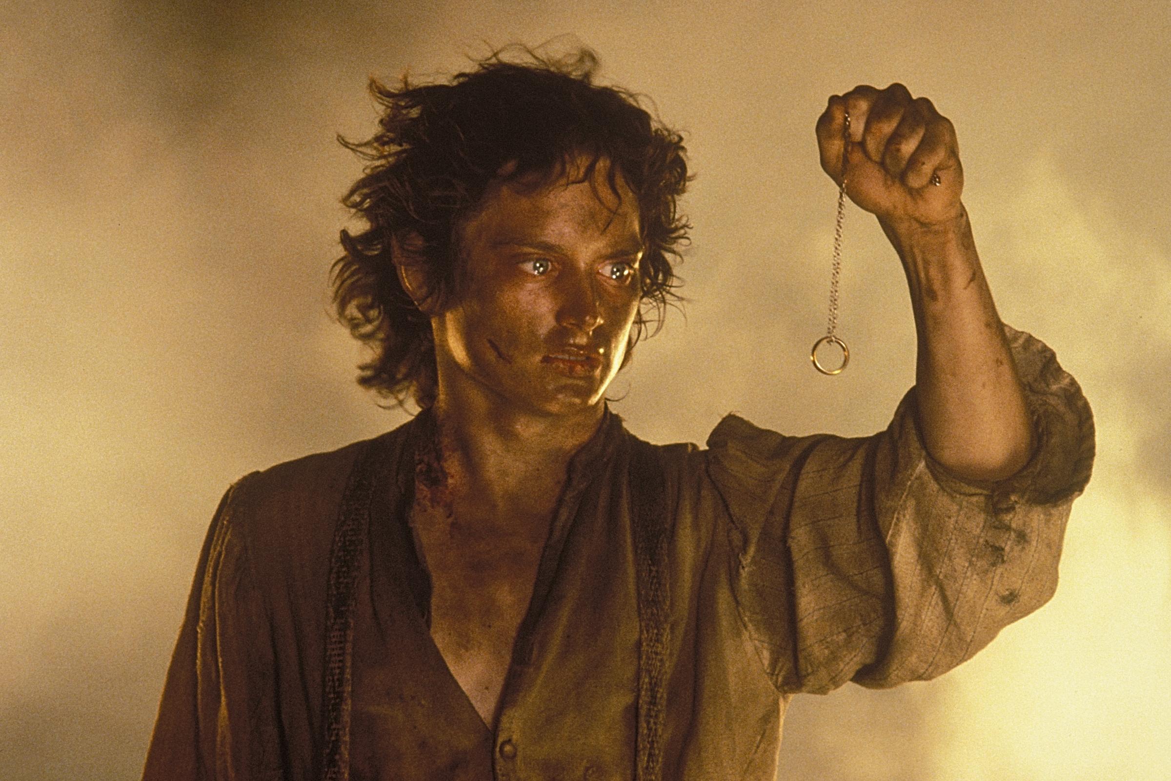 Elijah Wood as Frodo Baggins in 'The Lord of The Rings: The Return of The King.'