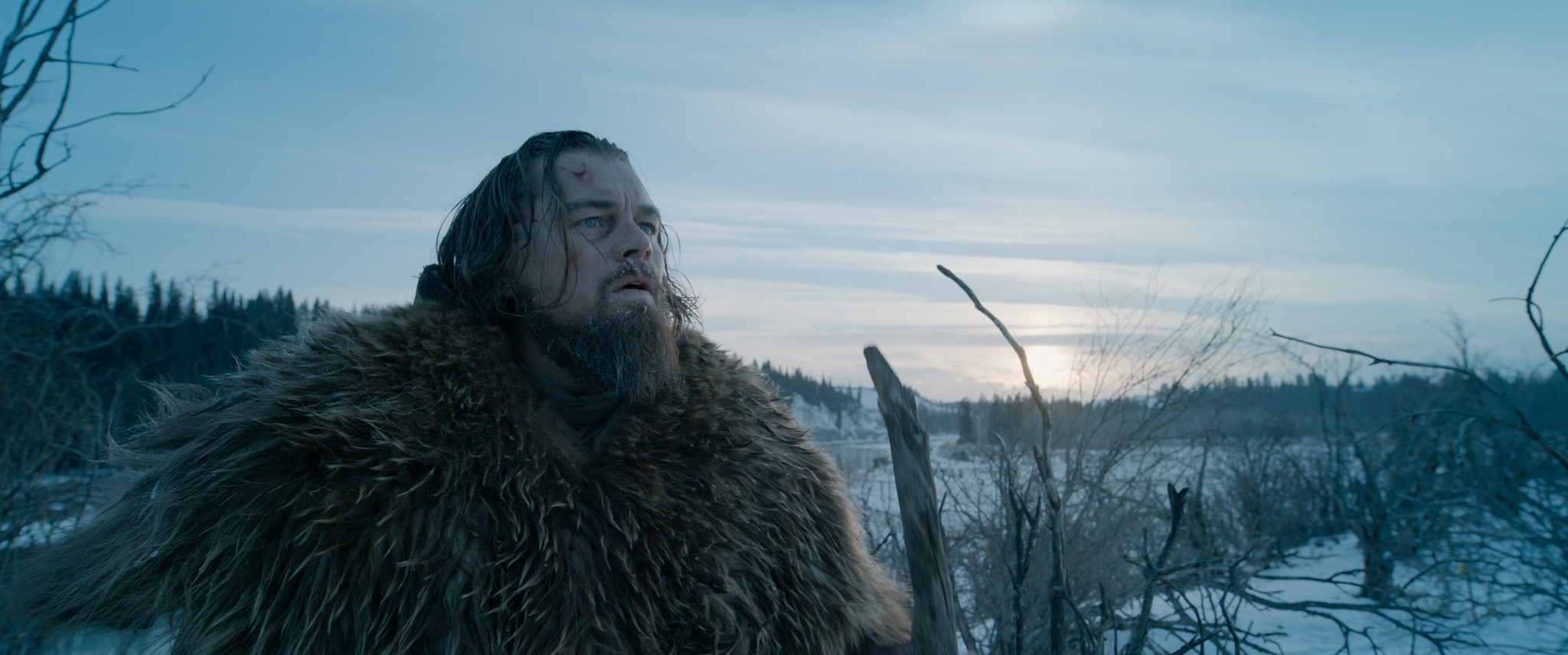 Leonardo DiCaprio as Hugh Glass in 'The Revenant.'