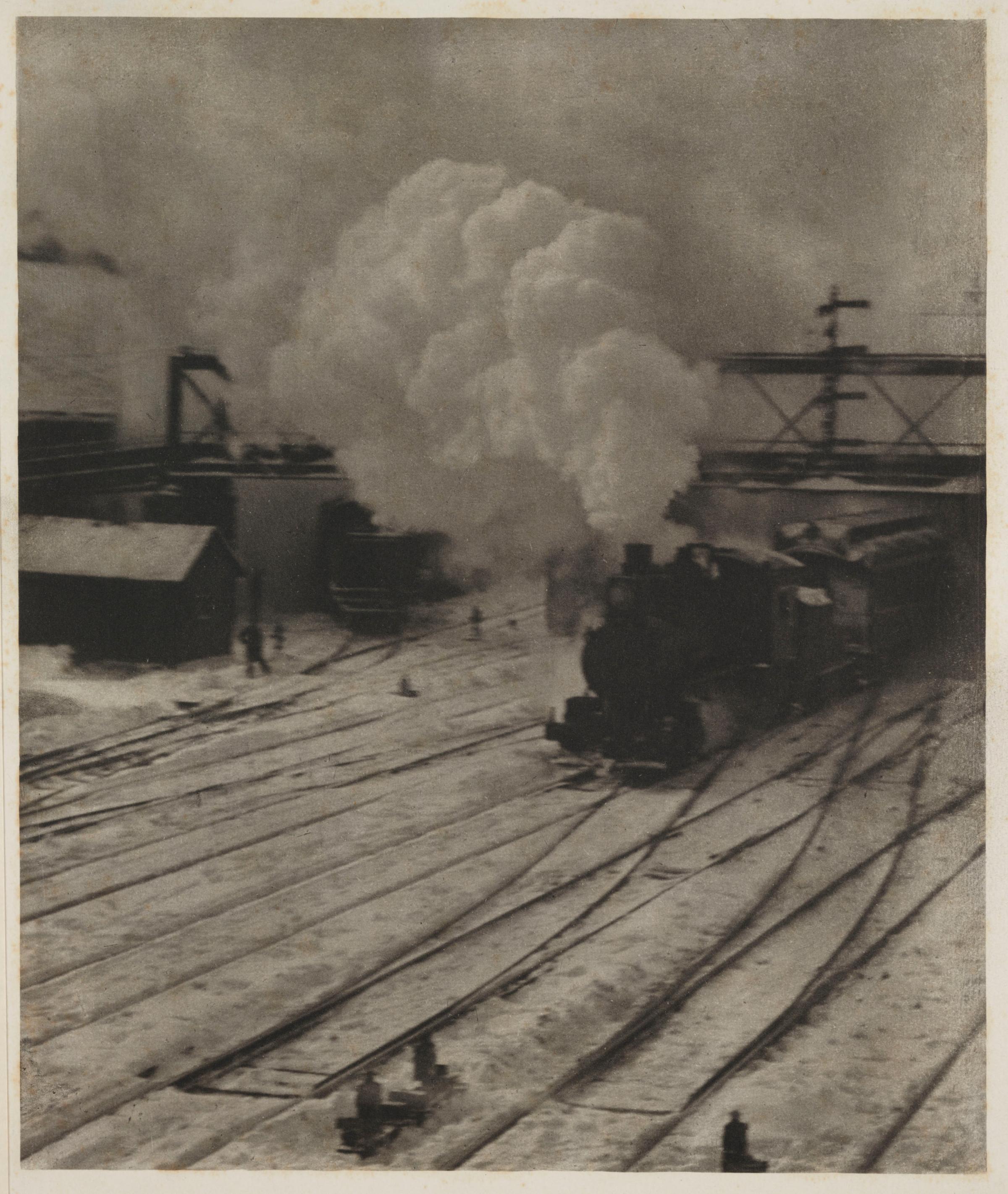 'The New York Central Yards', 1904.