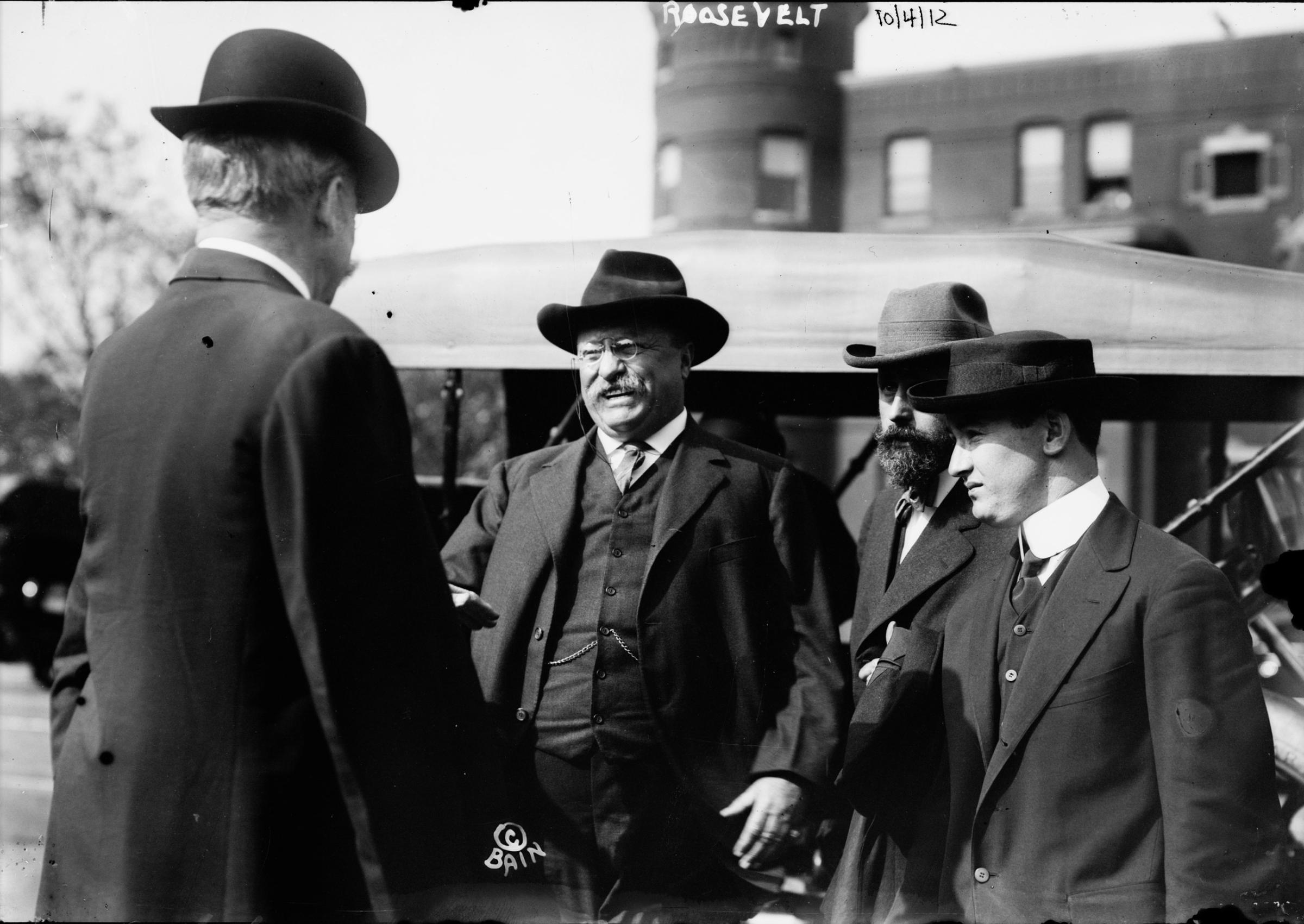 Theodore Roosevelt Shortly Before Assassination Attempt