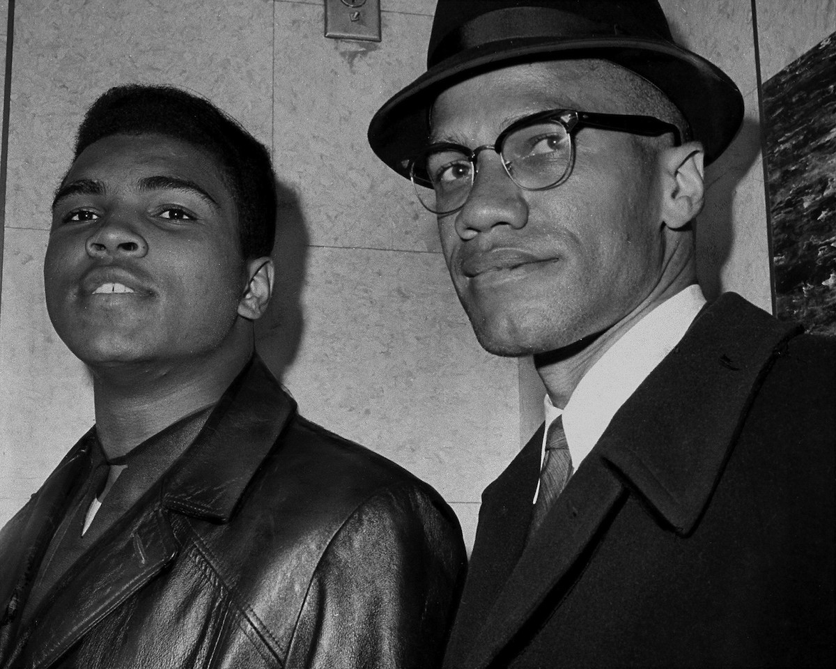 Cassius Marcellus Clay (Muhammad Ali) with Malcolm X in New York City in 1964 (New York Daily News Archive / Getty Images)