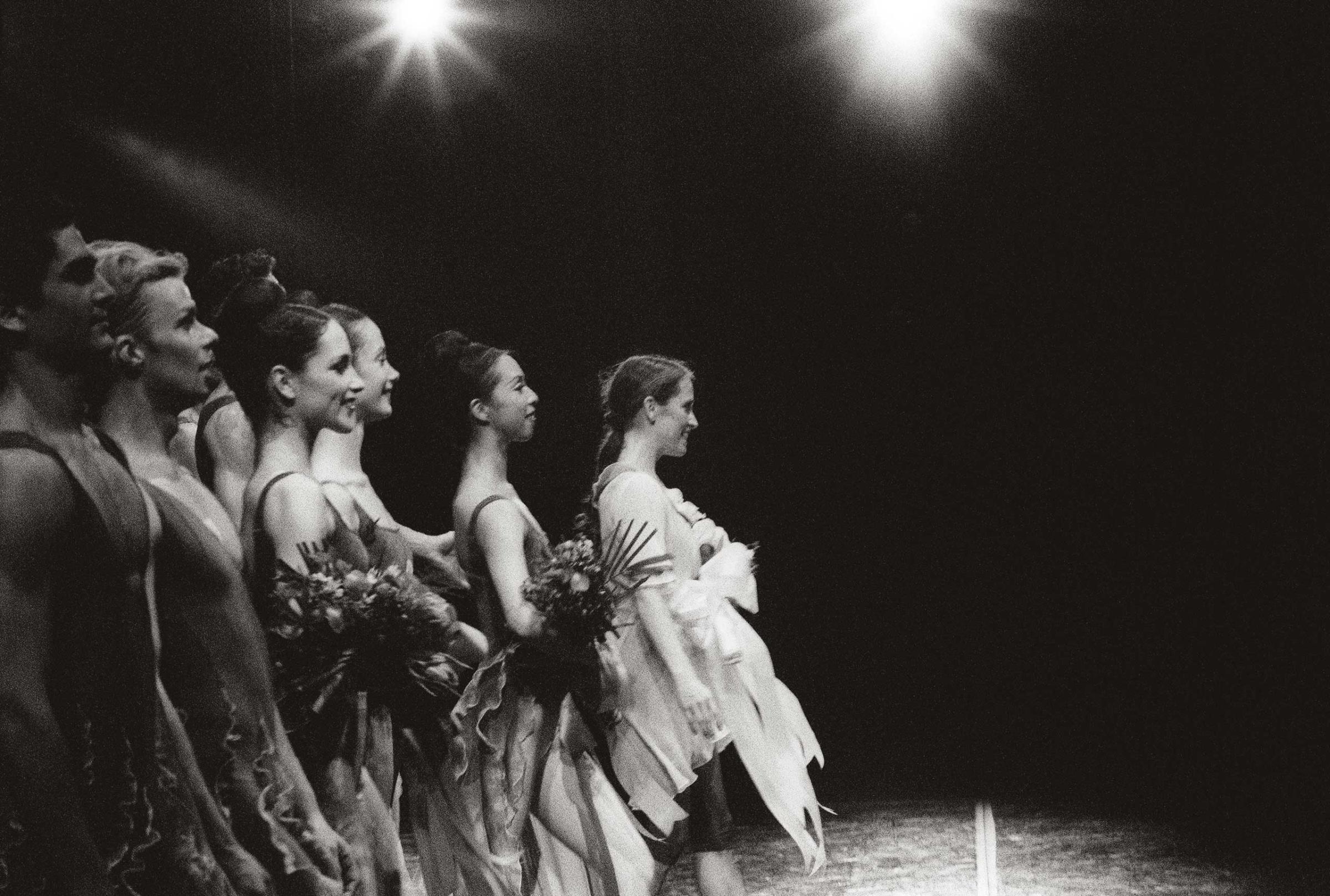 Tina and cast of Night take a bow. 2000. Balancing Acts: Three Prima Ballerinas Becoming Mothers.