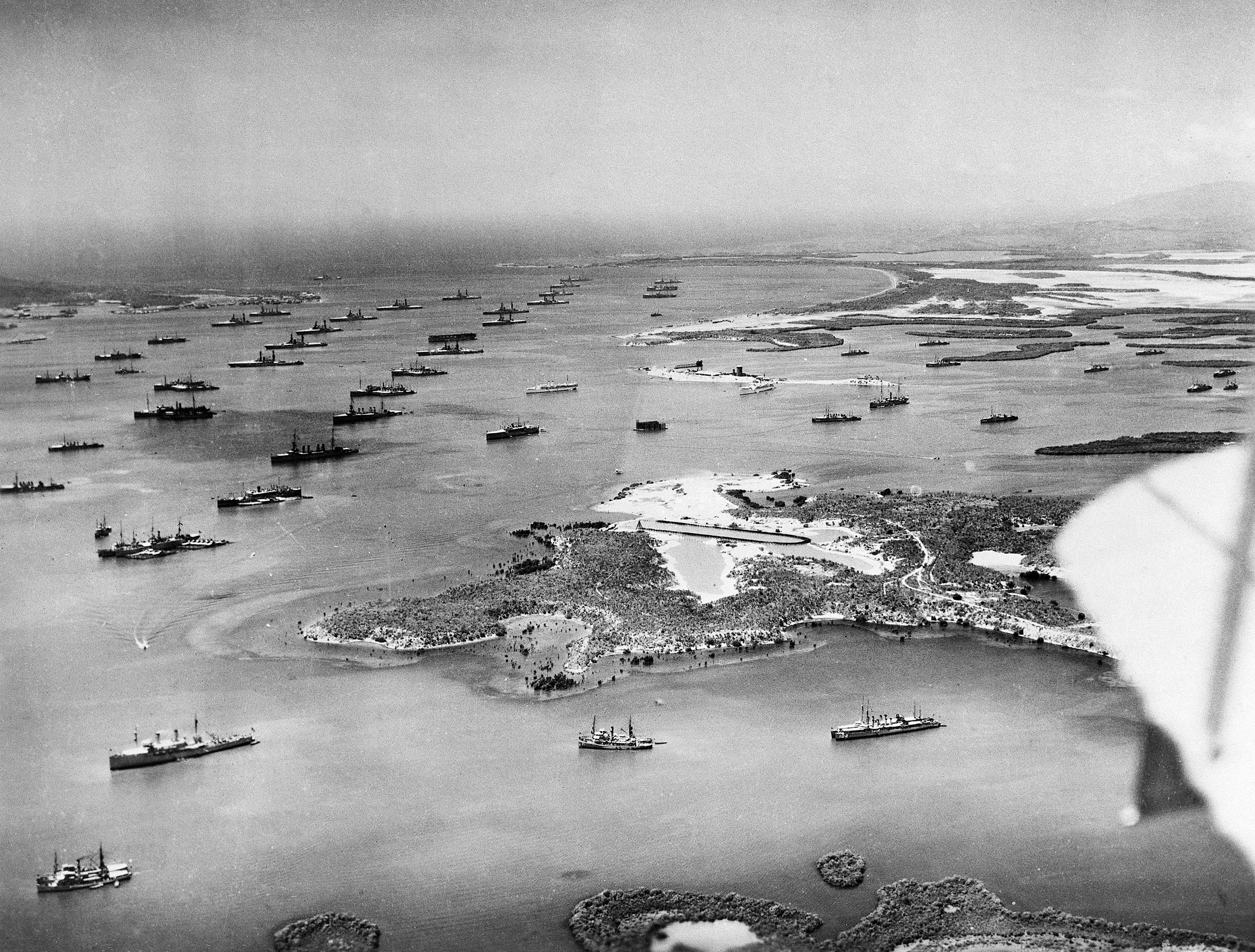 U.S. Fleet in Guantanamo Bay, Cuba, 1927.