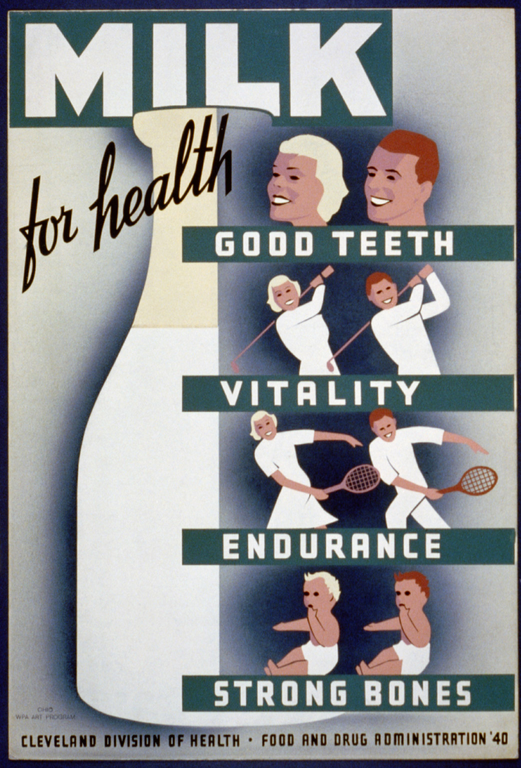Health posters from the WPA, Works Progress Administration