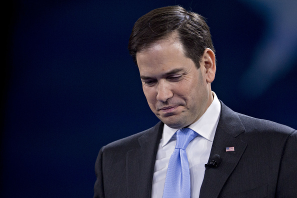 Senator Marco Rubio, a Republican from Florida and 2016 presidential candidate, arrives to speak during the American Conservative Unions Conservative Political Action Conference (CPAC) meeting in National Harbor, Maryland, U.S., on Saturday, March 5, 2016. After 10 debates spent attacking each other, underdog Republicans finally focused virtually all their collective fire this week on Donald Trump, the Republican front-runner who was savaged by the last Republican nominee just hours earlier in a dramatic broadside. Bloomberg&mdash;Bloomberg via Getty Image (Bloomberg&mdash;Bloomberg via Getty Images)