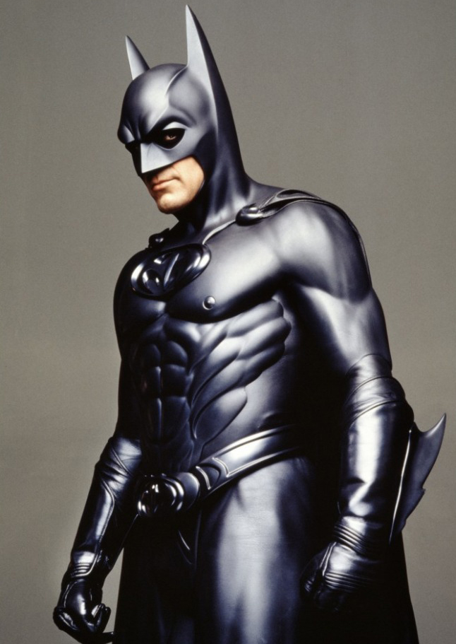 George Clooney in Batman & Robin in 1997.