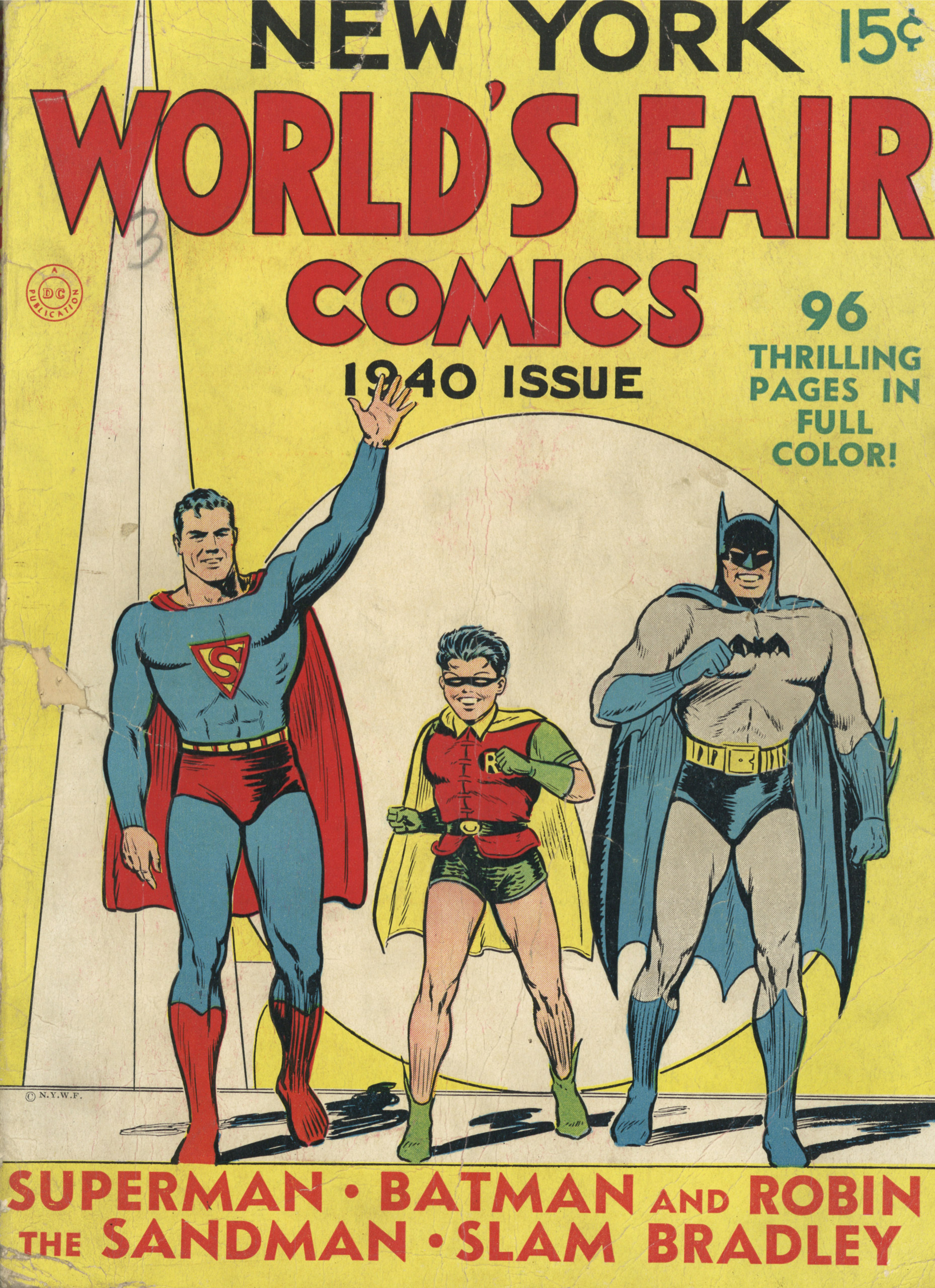 1940 New York World's Fair Comics cover with Batman.