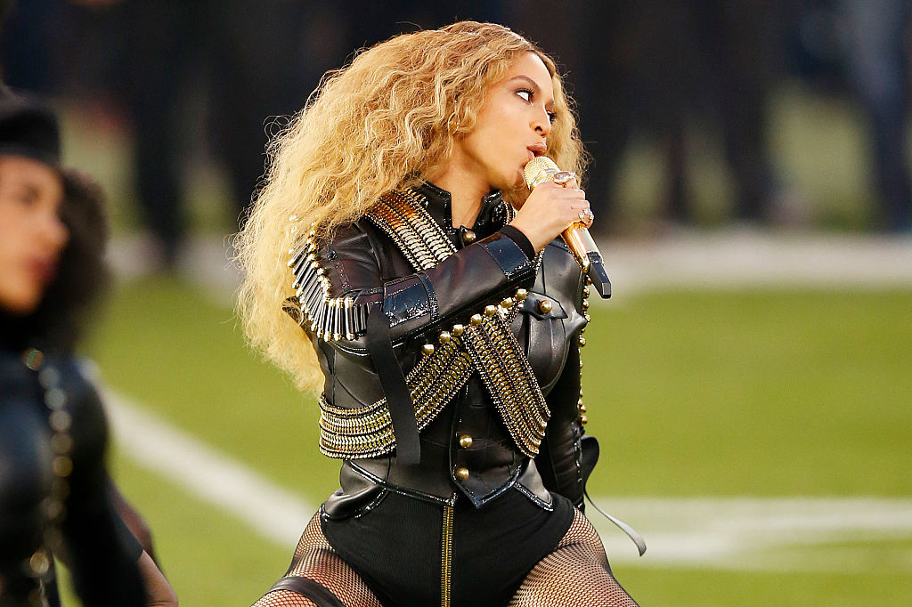 Beyoncé performs during the Pepsi Super Bowl 50 Halftime Show at Levi's Stadium on February 7, 2016 in Santa Clara, California. (Ezra Shaw—Getty Images)