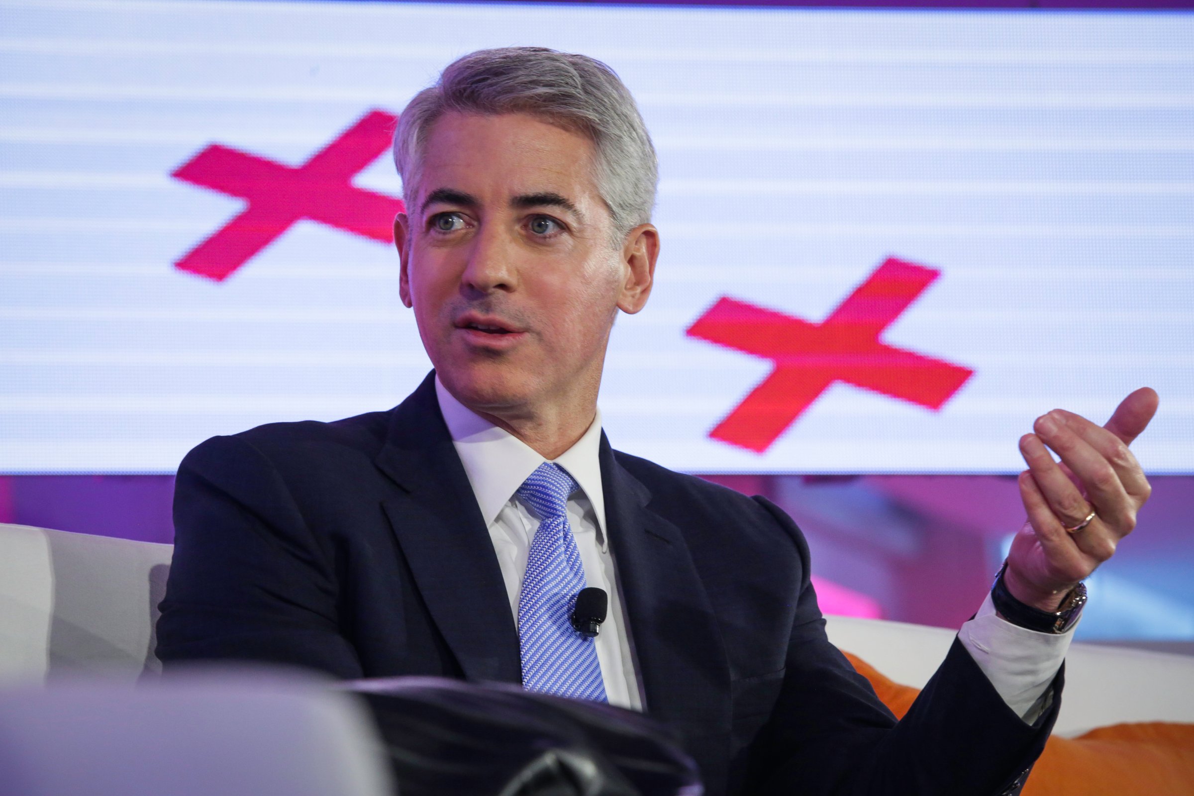 William "Bill" Ackman, founder and chief executive officer of Pershing Square Capital Management LP, speaks at the Bloomberg Markets Most Influential Summit 2015 in New York, U.S., on Tuesday, Oct. 6, 2015.