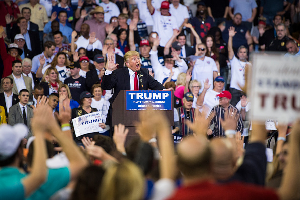 Donald Trump in Orlando, Florida.