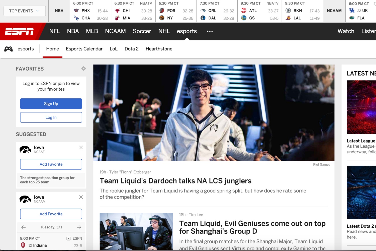 ESPN Is Serious About Cover the Growing Esports World Time