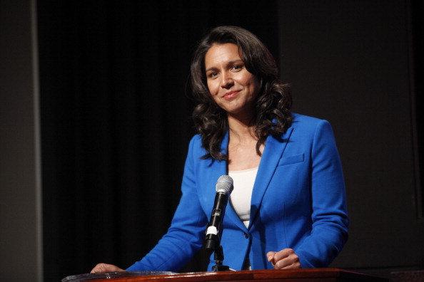 Tulsi Gabbard attends the 33rd Annual Women's Campaign Fund Parties of Your Choice Gala at Christie's Auction House in New York City on April 22, 2013.
