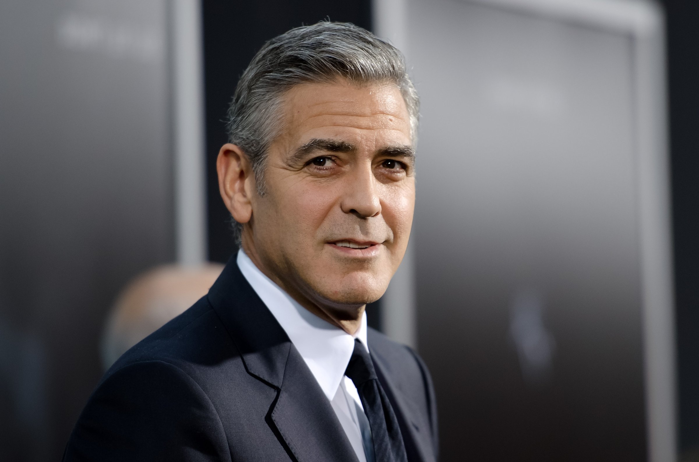 George Clooney attends the "Gravity" New York premiere at AMC Lincoln Square Theater on October 1, 2013 in New York City.