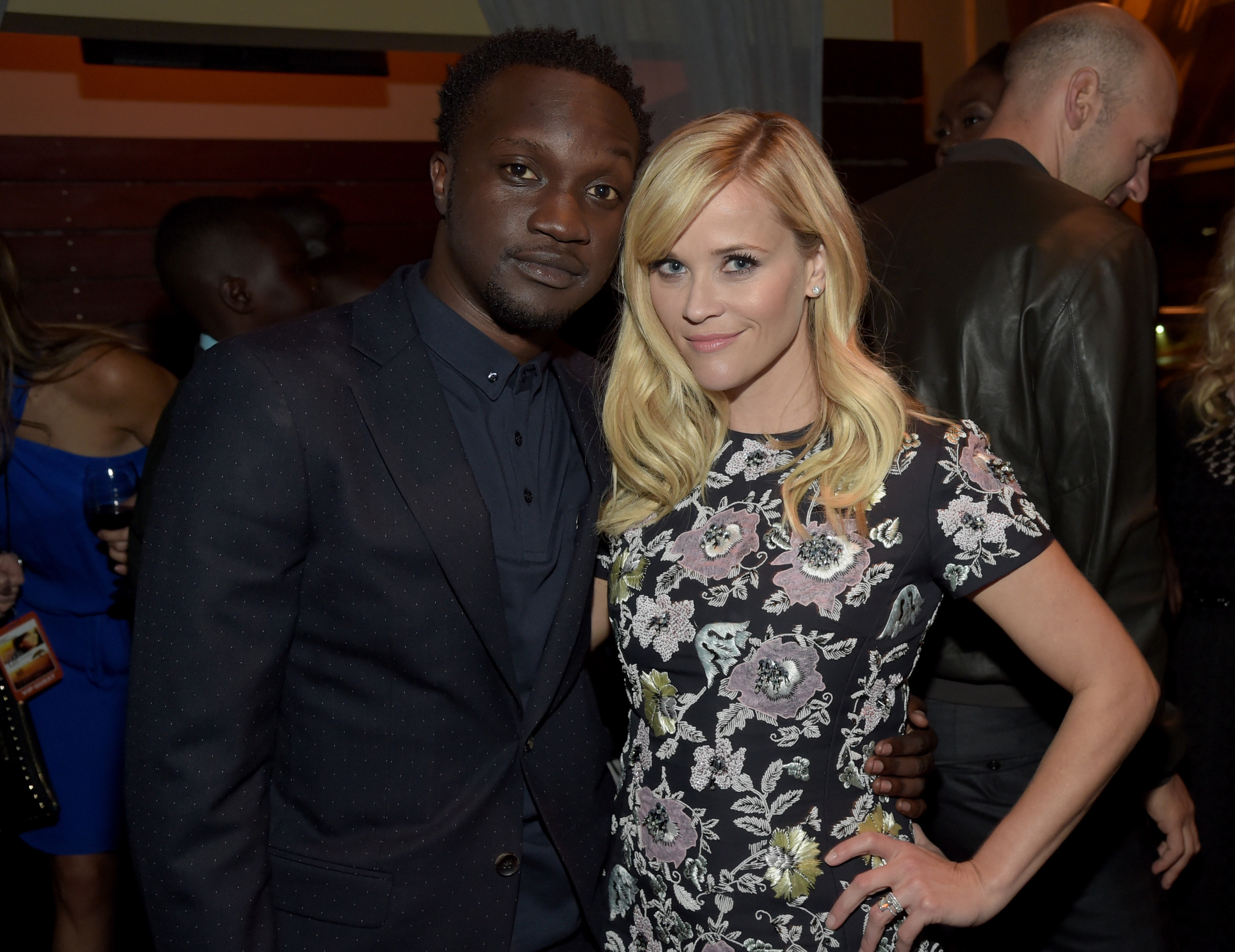 Actors Arnold Oceng and Reese Witherspoon attend "The Good Lie" after party at Cabana on Sept. 19, 2014 in Nashville, Tennessee. (Rick Diamond— Warner Bros/Getty Images)