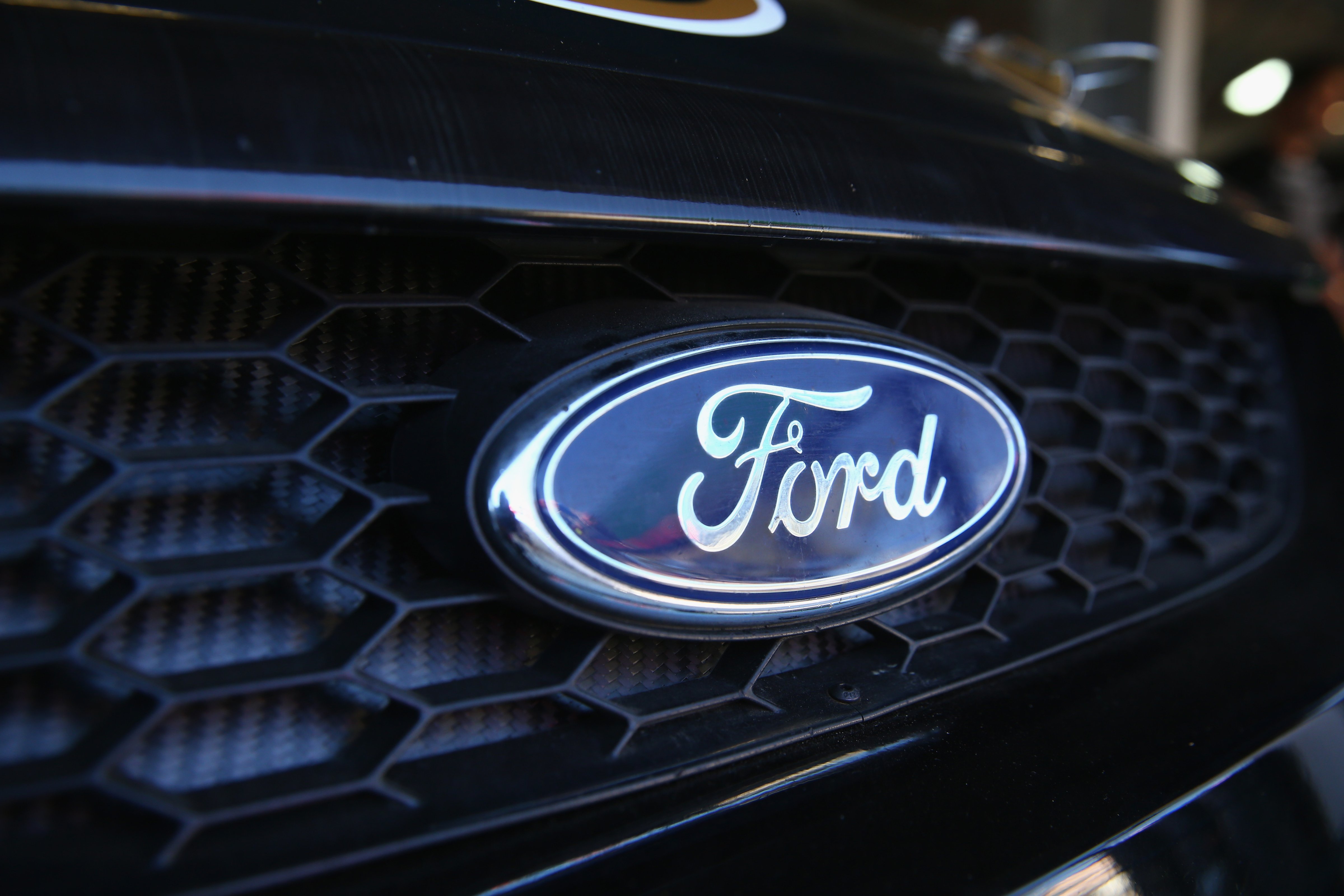 A general view of the Ford logo ahead of the V8 Supercars Clipsal 500 at Adelaide Street Circuit on February 26, 2015 in Adelaide, Australia. (Robert Cianflone&mdash;Getty Images)