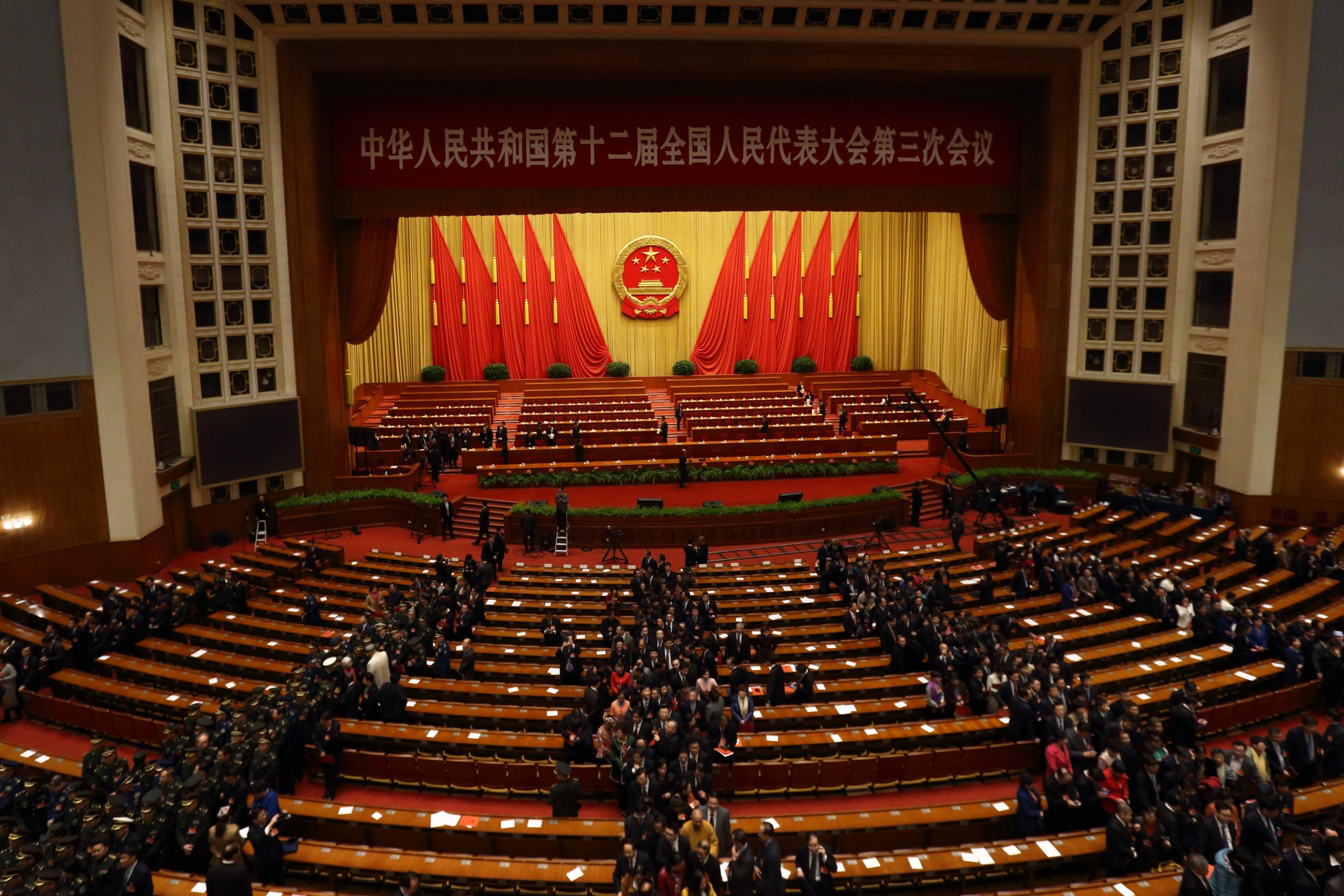 Closing Of China's National People's Congress