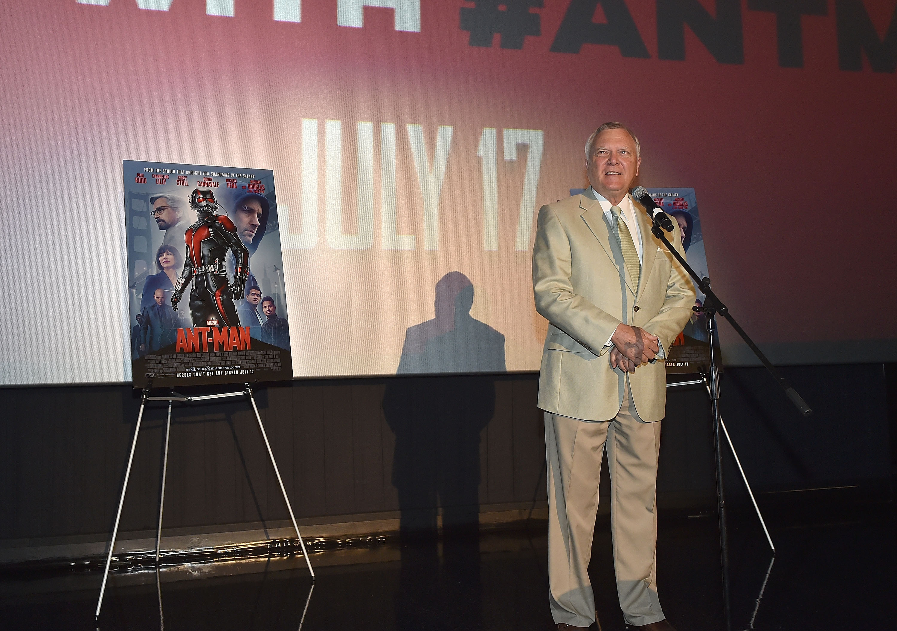 Georgia Governor Nathan Deal speaks onstage at "Ant-Man" Atlanta Cast And Crew Screening at Regal Atlantic Station 18 on July 12, 2015 in Atlanta, Georgia. (Paras Griffin—2015 Getty Images)