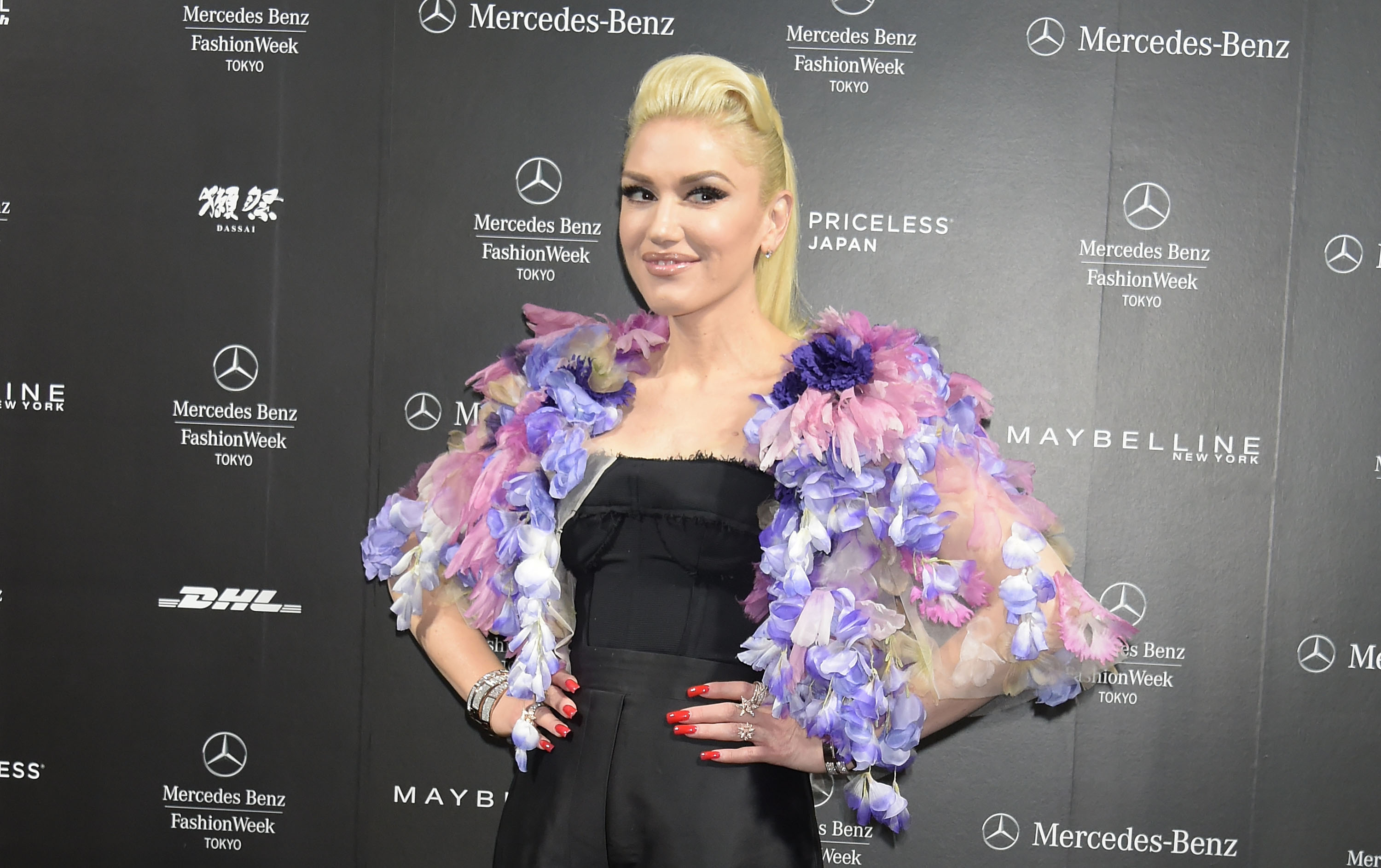 Gwen Stefani attends the photo call for the Keita Maruyama show as a part of Mercedes Benz Fashion Week Tokyo, March 14, 2016 in Tokyo, Japan (Jun Sato—WireImage/Getty Images)