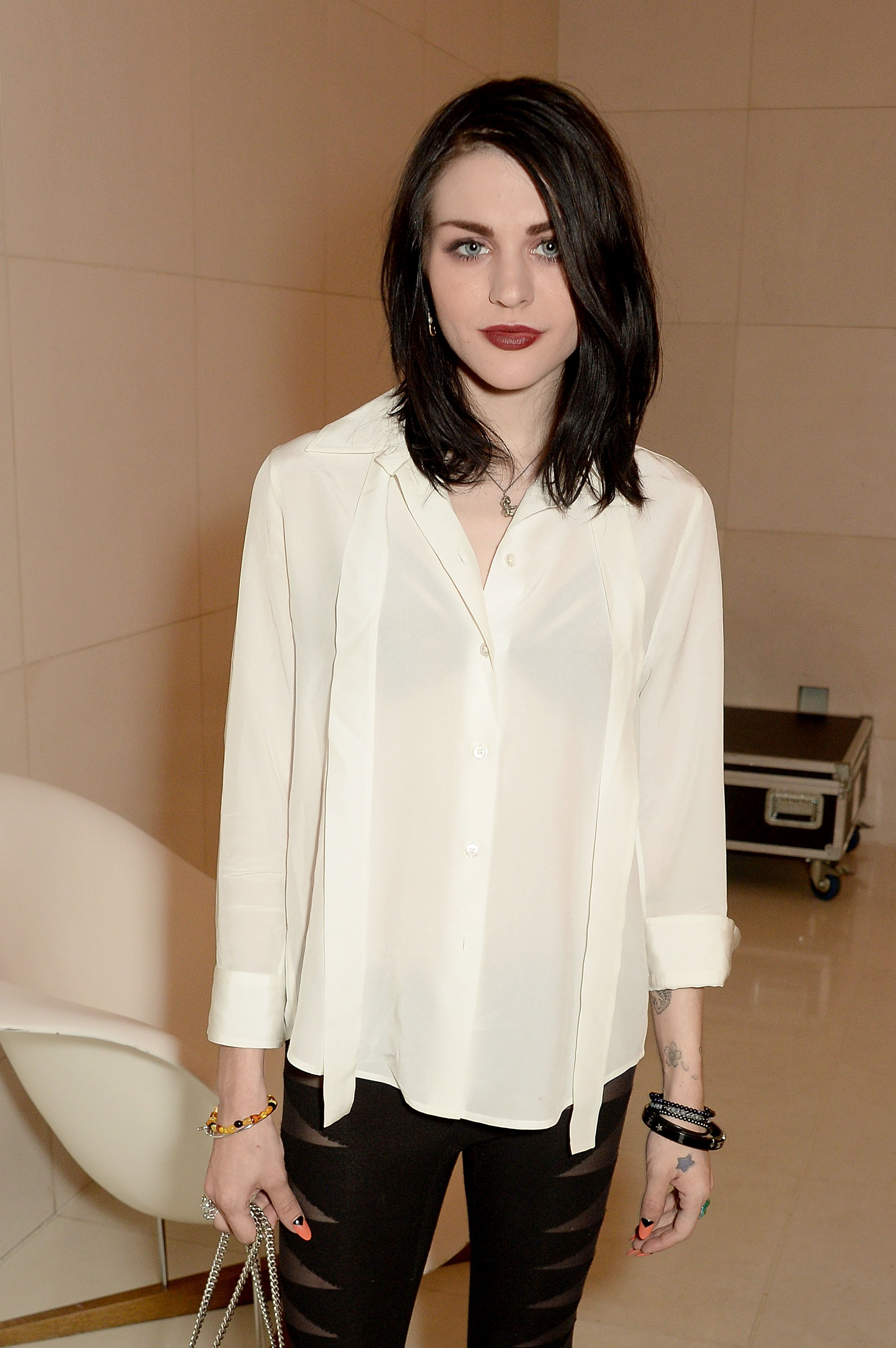 Frances Bean Cobain attends a special In Conversation event with Courtney Love as part of the Liberatum 'Women in Creativity' series, March 21, 2016 in London, England (David M. Benett—Getty Images)