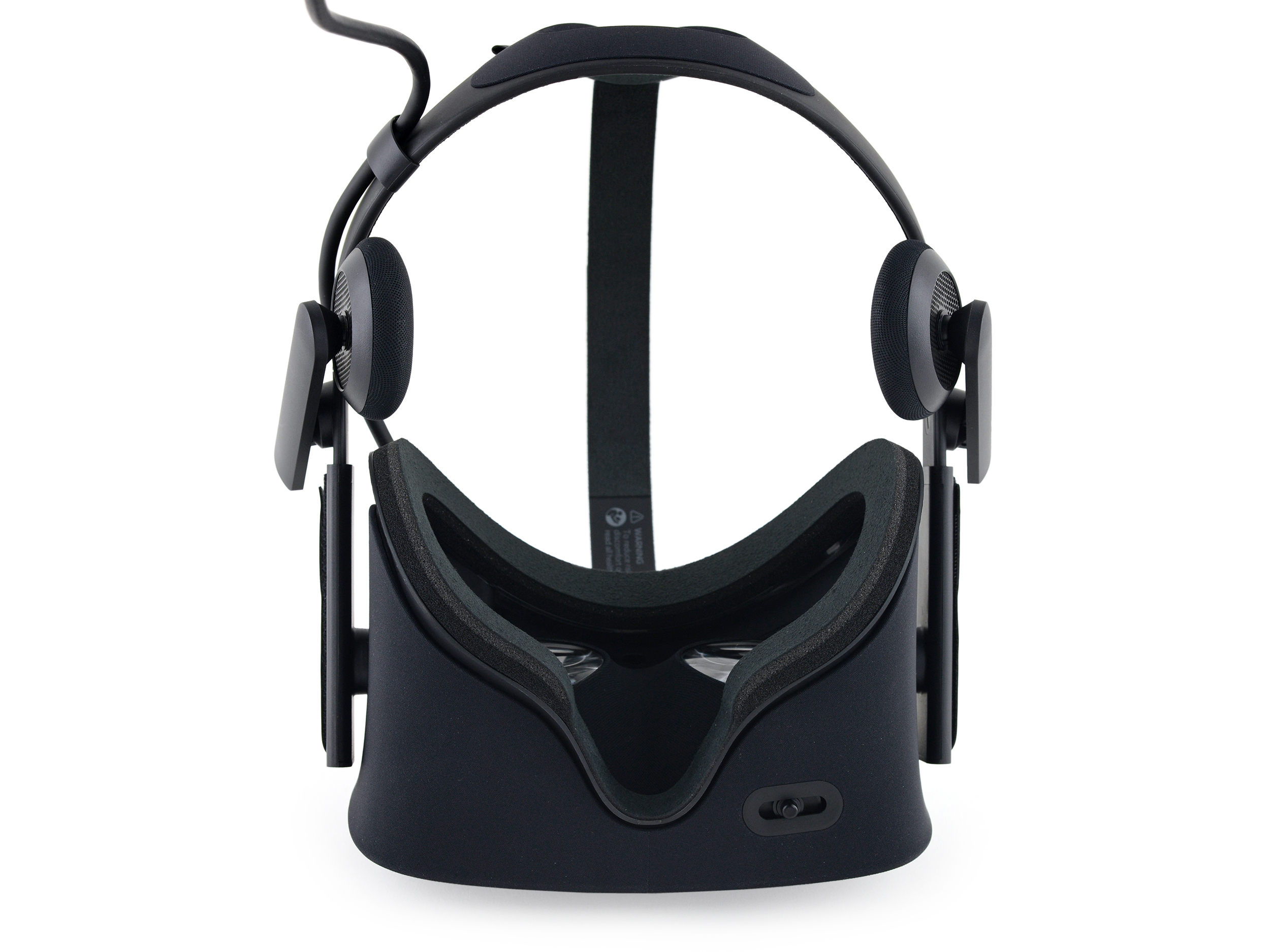 The Oculus Rift is lined with foam padding to make it comfortable to wear.