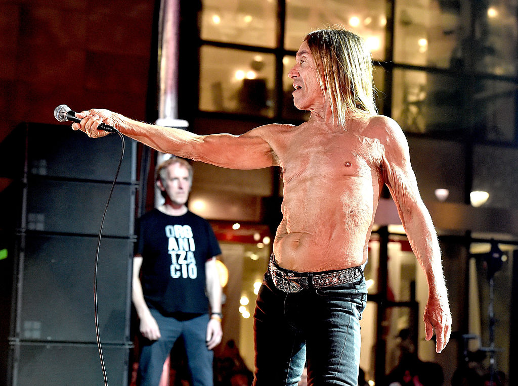 Iggy Pop Posed Nude for Life Drawing Class