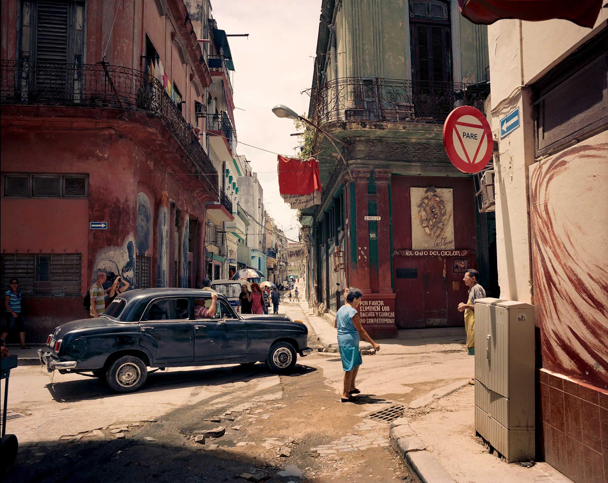 A street scene in Havana, Cuba. June 2015.