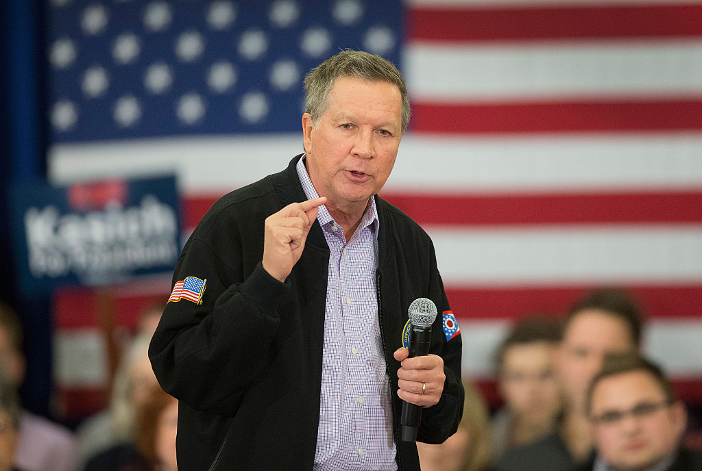 John Kasich Campaigns In Milwaukee Area