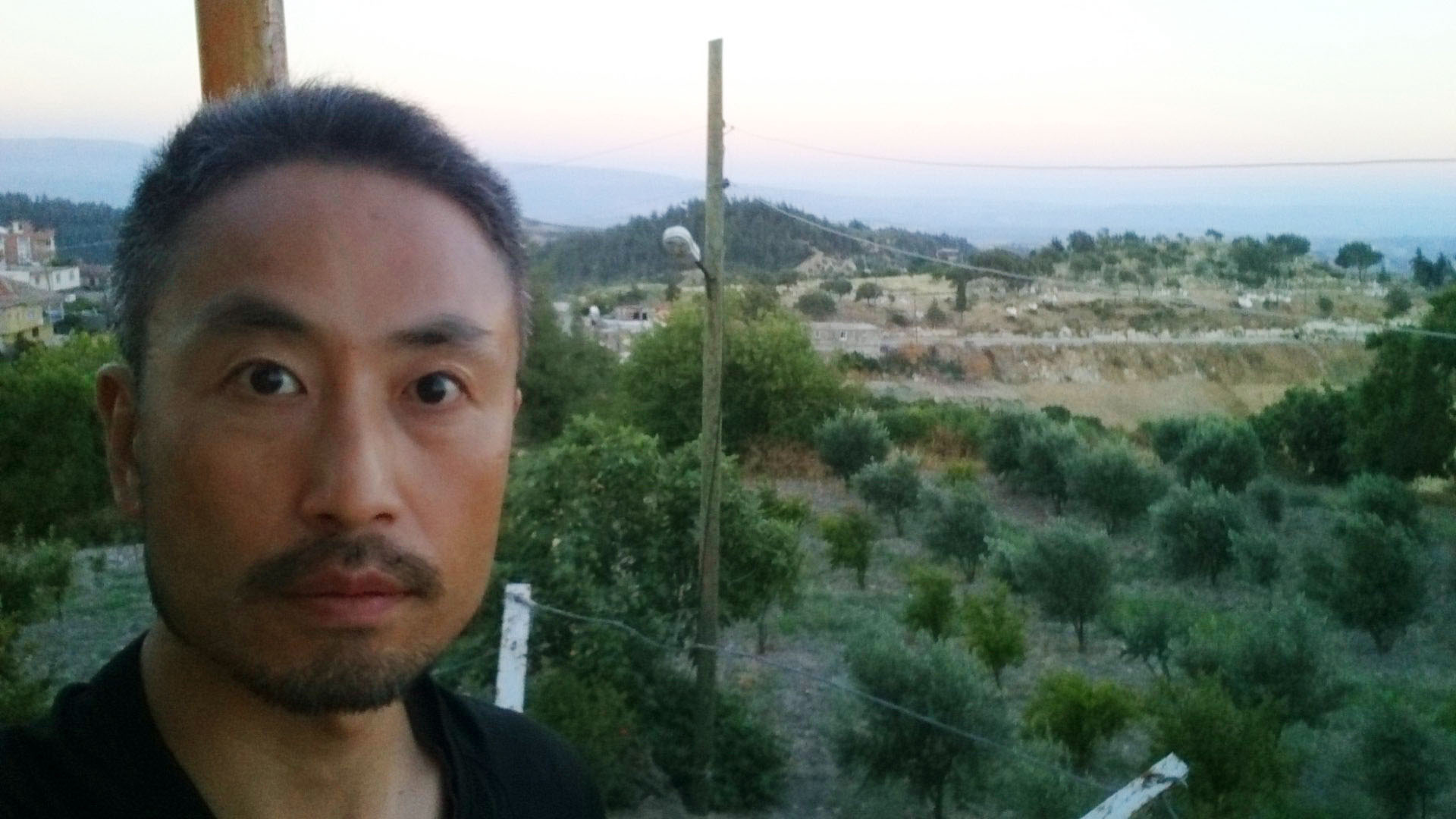 This photo shows Japanese journalist Jumpei Yasuda, reportedly kidnapped in Syria. The photo was sent by via e-mail to a Kyodo News photographer on June 23, 2015, before his departure to Syria, with the message reading, "I will smuggle myself into Syria from now."