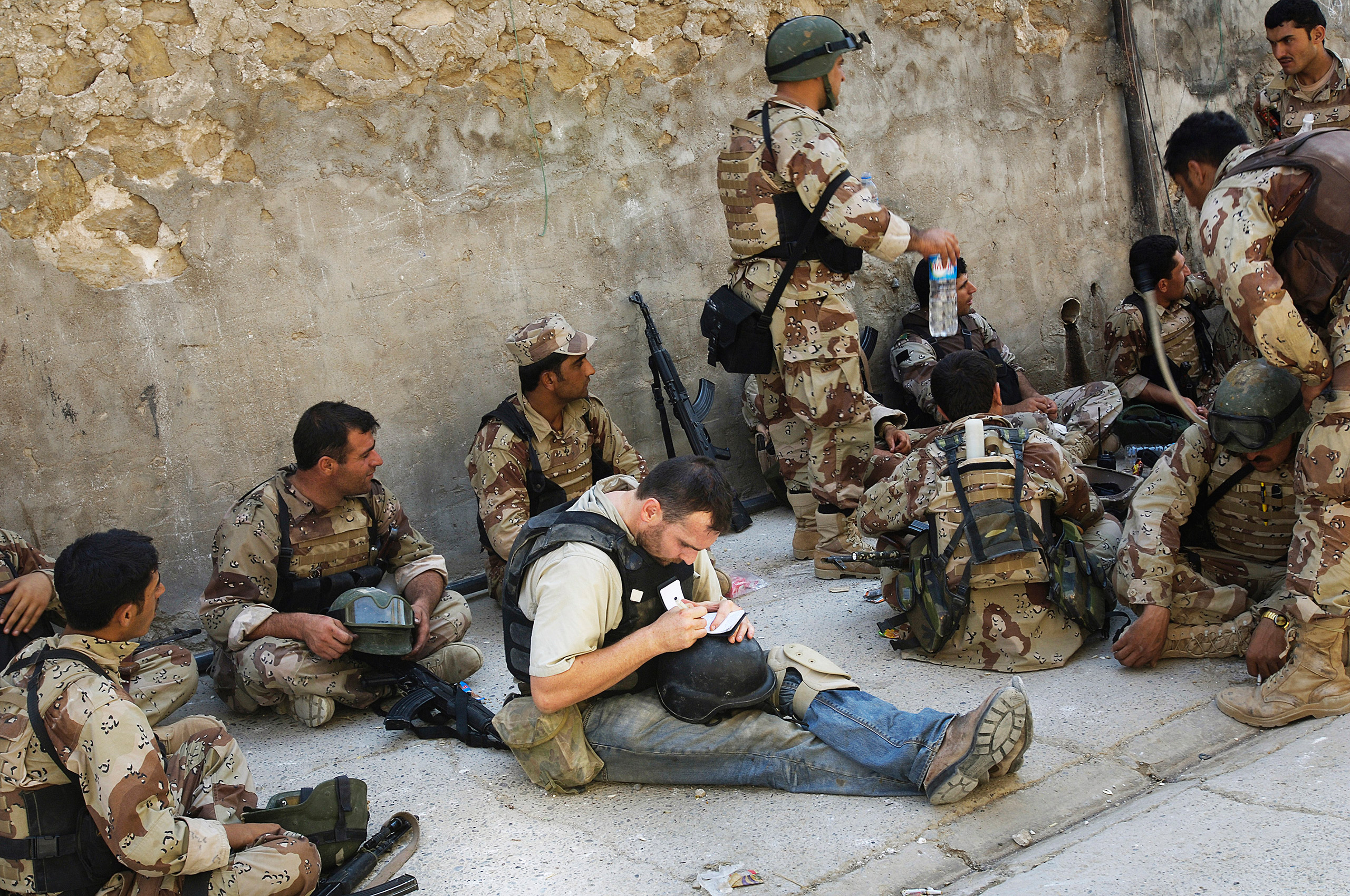 Michael Ware in Iraq. (Franco Pagetti—VII Photo/HBO)