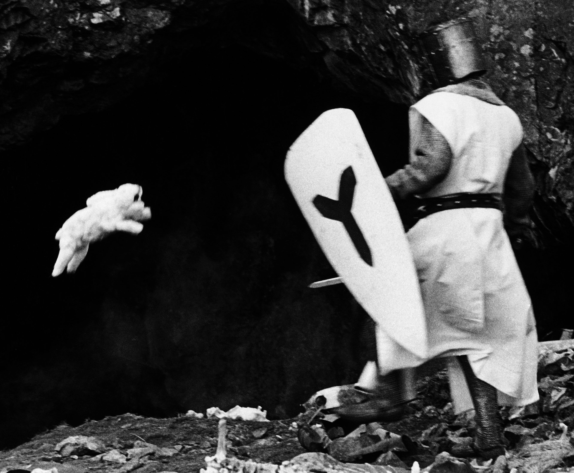 The Killer Rabbit of Caerbannog in Monty Python and the Holy Grail.